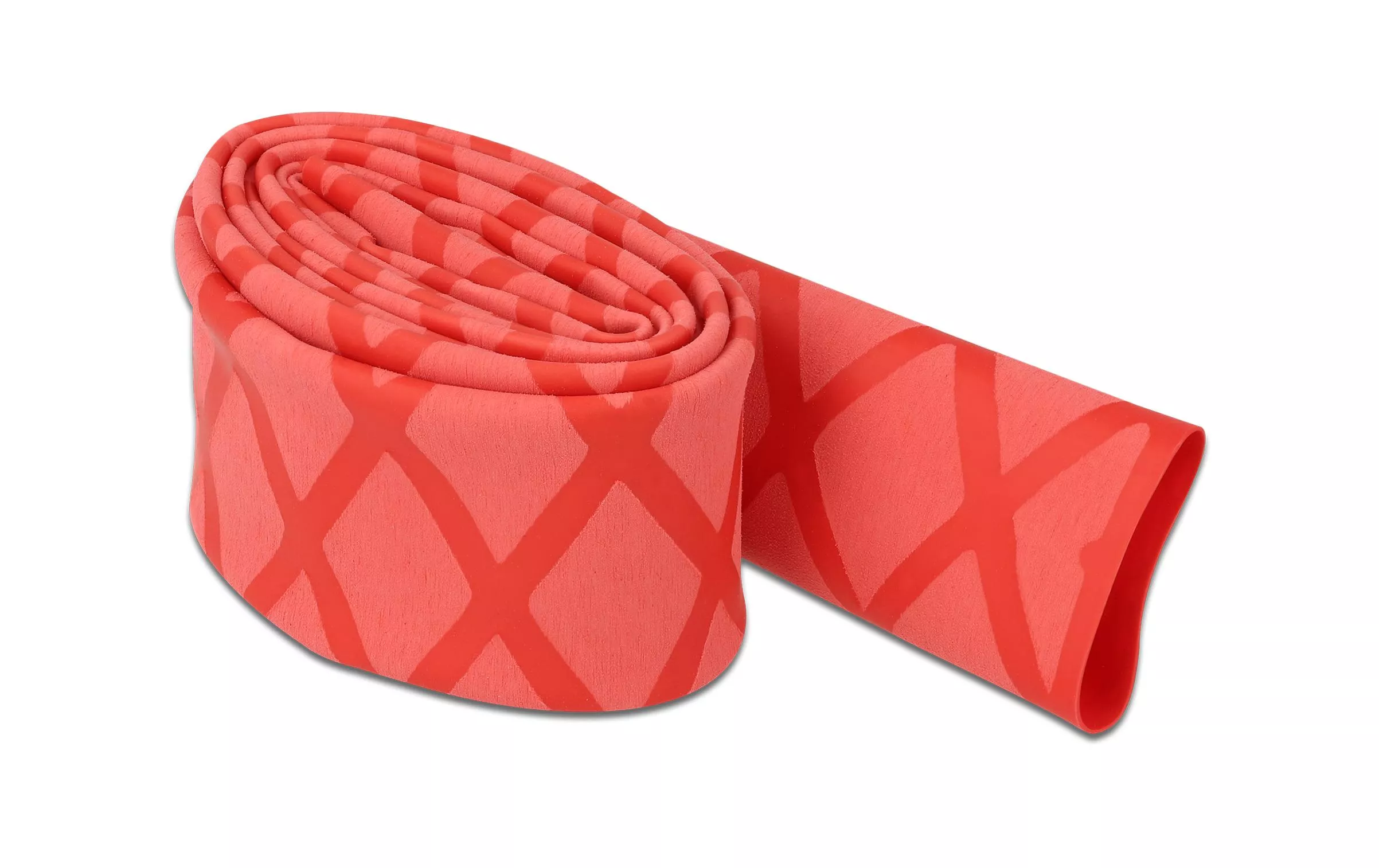 Heat Shrink Tubing X-Pattern Non-Slip 1 m x 20 mm Red