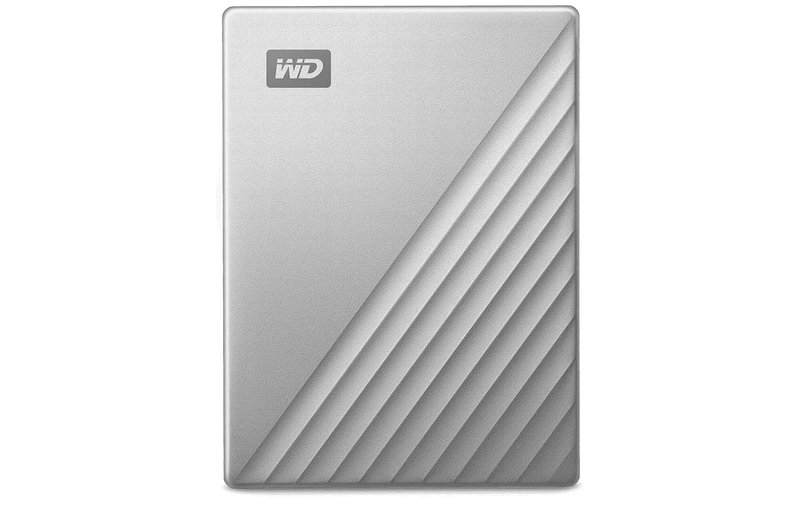 Disco rigido esterno Western Digital My Passport Ultra per Mac 5 TB, argento