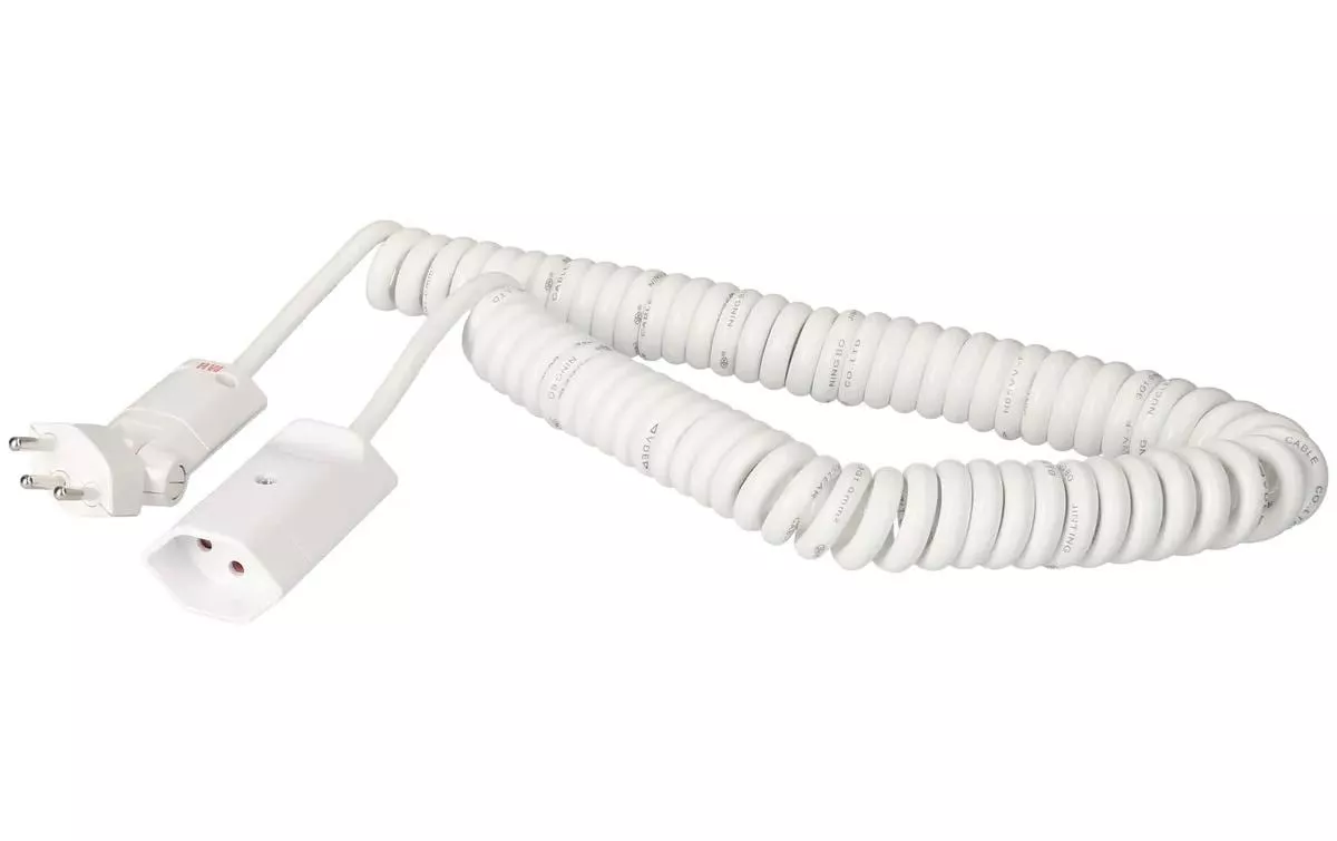 Câble de prolongation 4 m T13 - T12 ClipClap, blanc