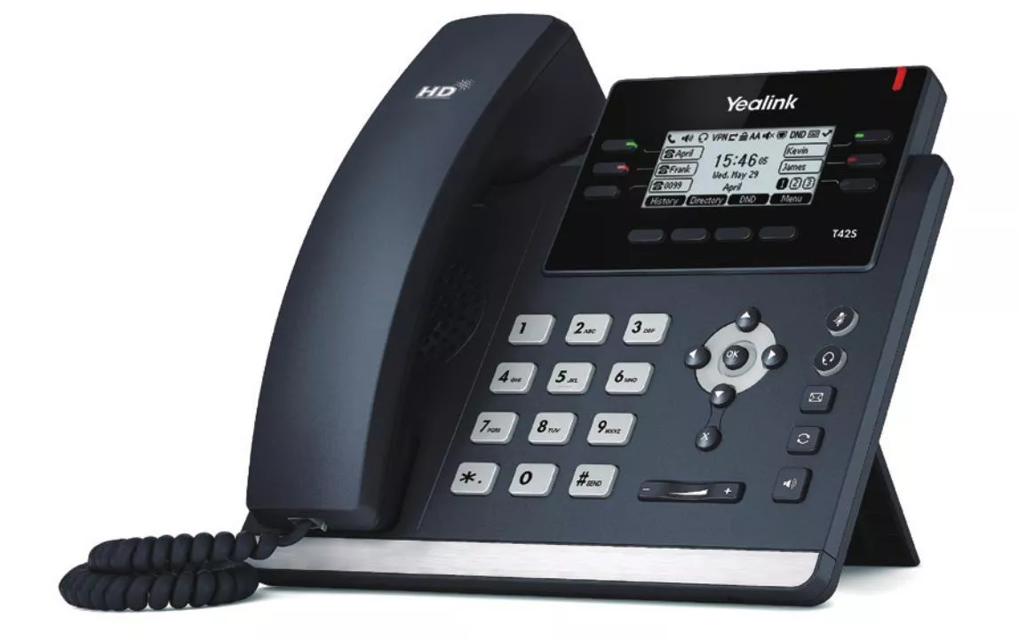 Téléphone de bureau SIP-T42U Gris