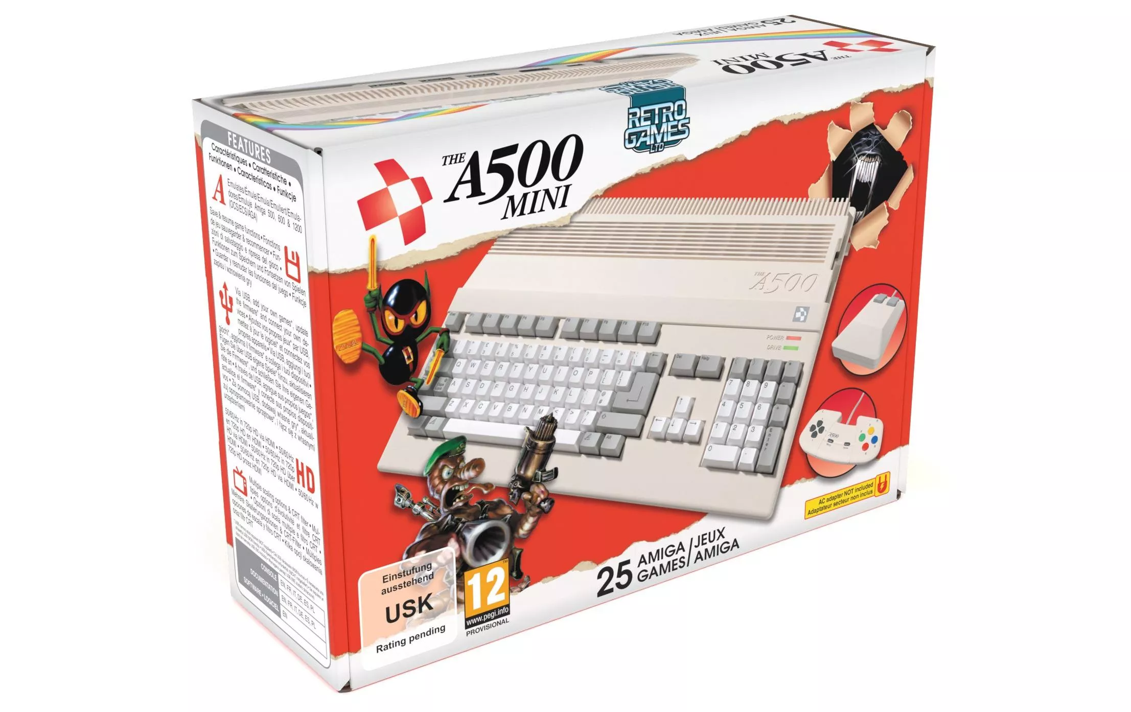 Console di gioco retro-bit A500 Mini