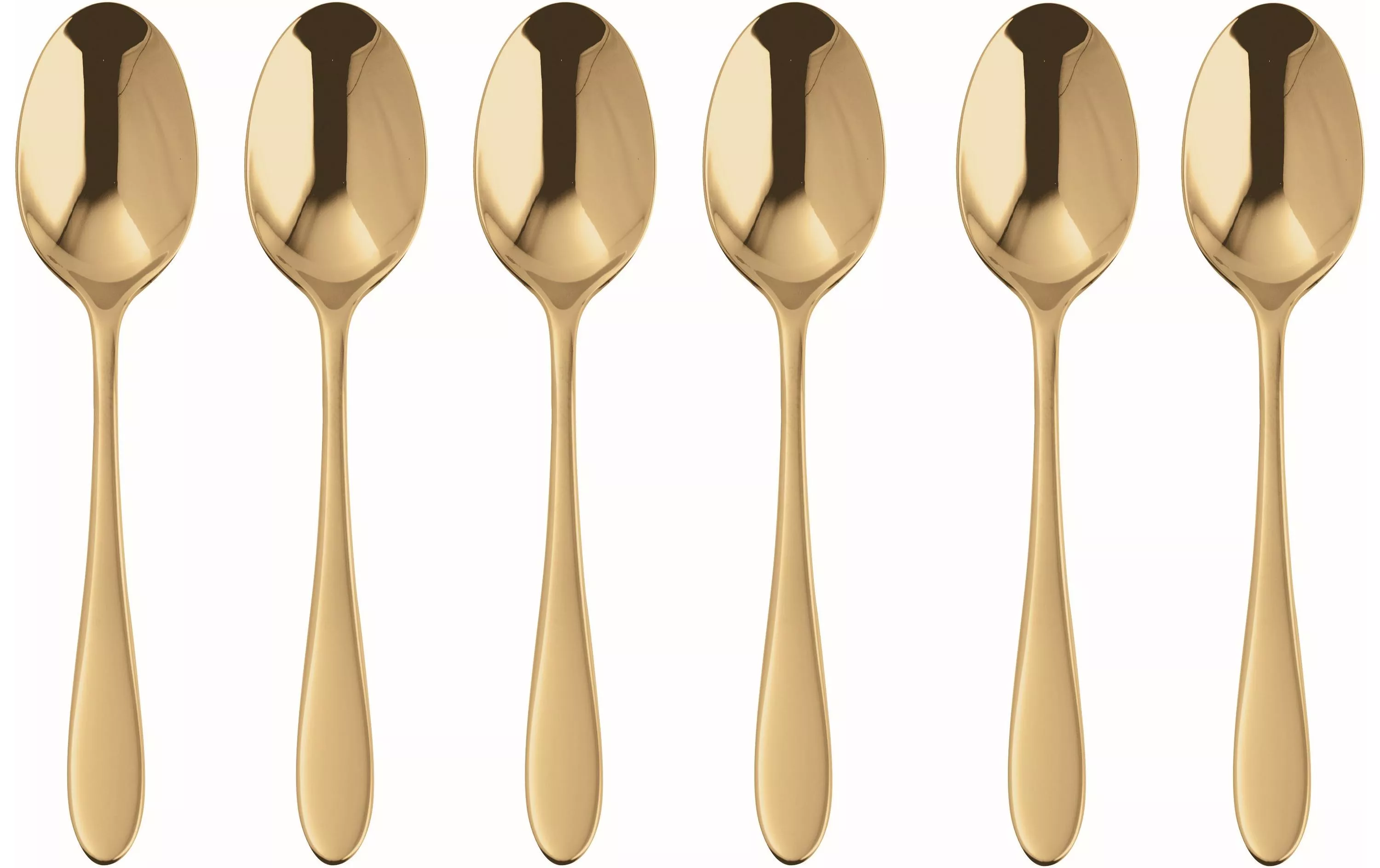 Espresso Spoon Velvet 6 pezzi, Oro