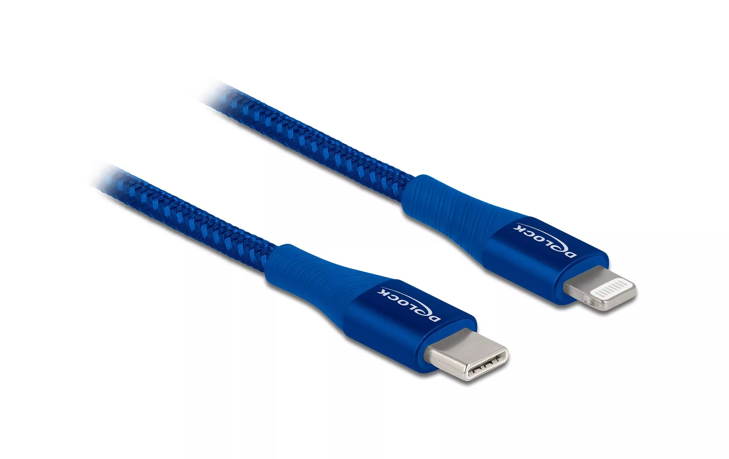 USB-Kabel USB C - Lightning 1 m, Blau