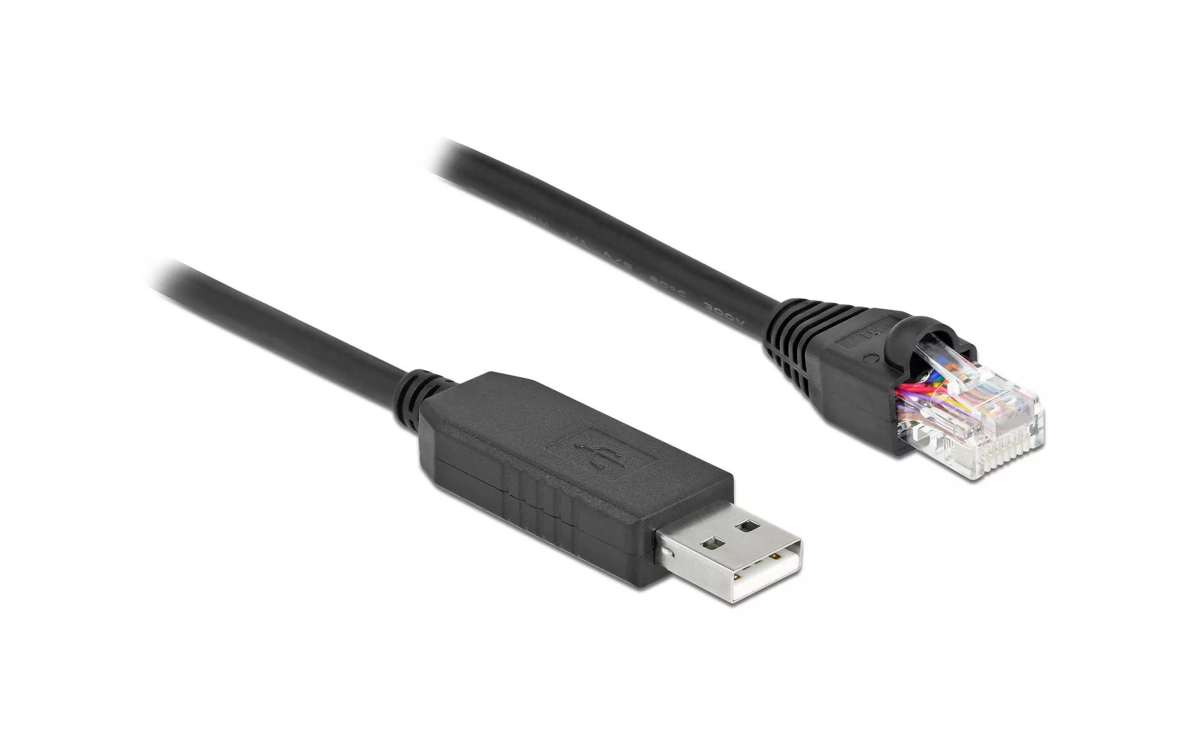 Konsolenkabel USB-A zu RS-232 RJ45, 25 cm