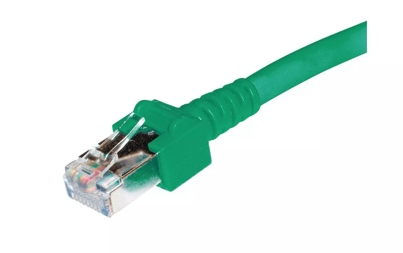 Câble patch Cat 5e, S/UTP, 0.5 m, Vert