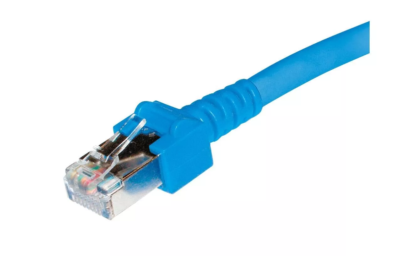 Câble patch Cat 5e, S/UTP, 0.5 m, Bleu