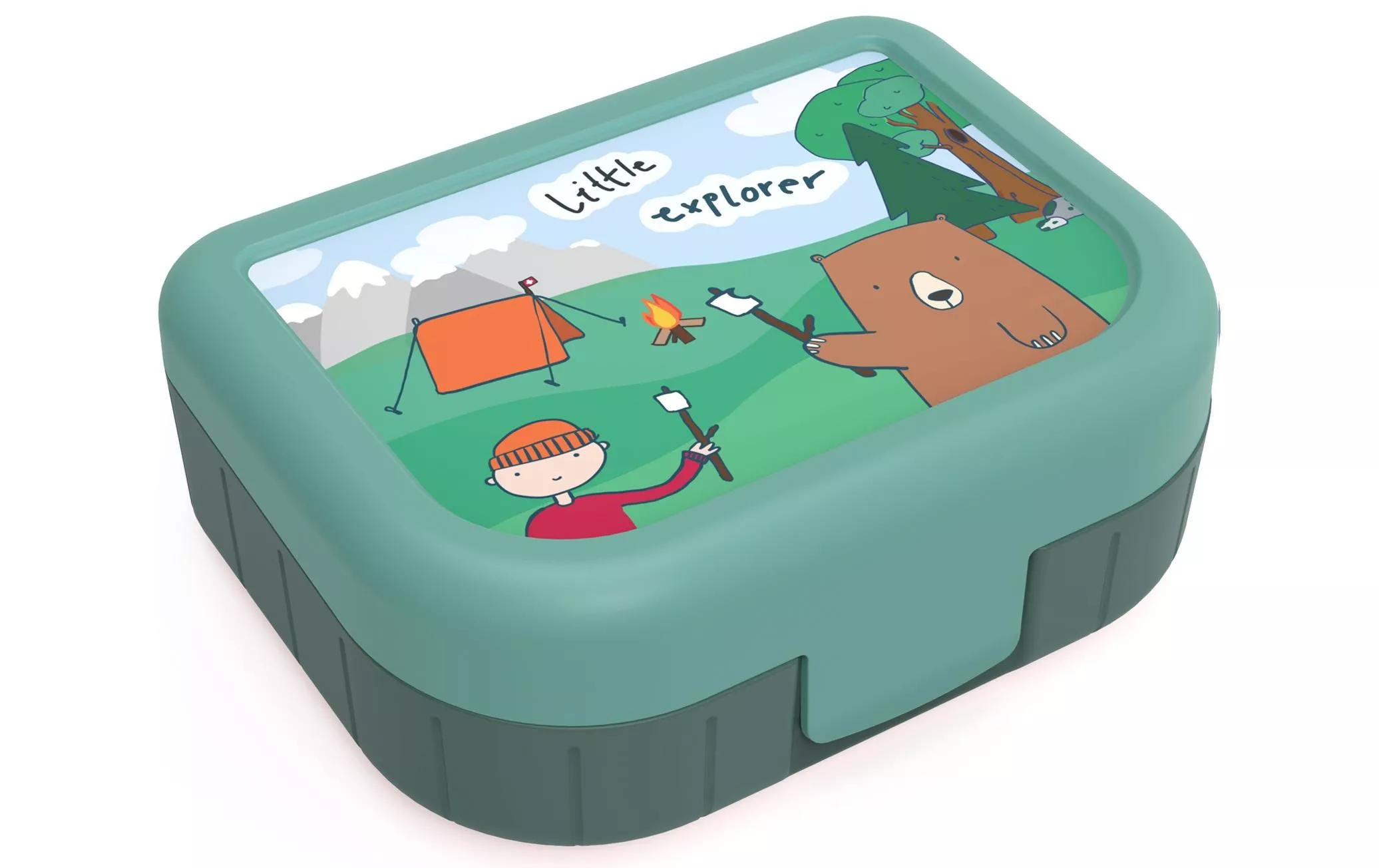 Lunchbox Memory Kids Explorer Grün