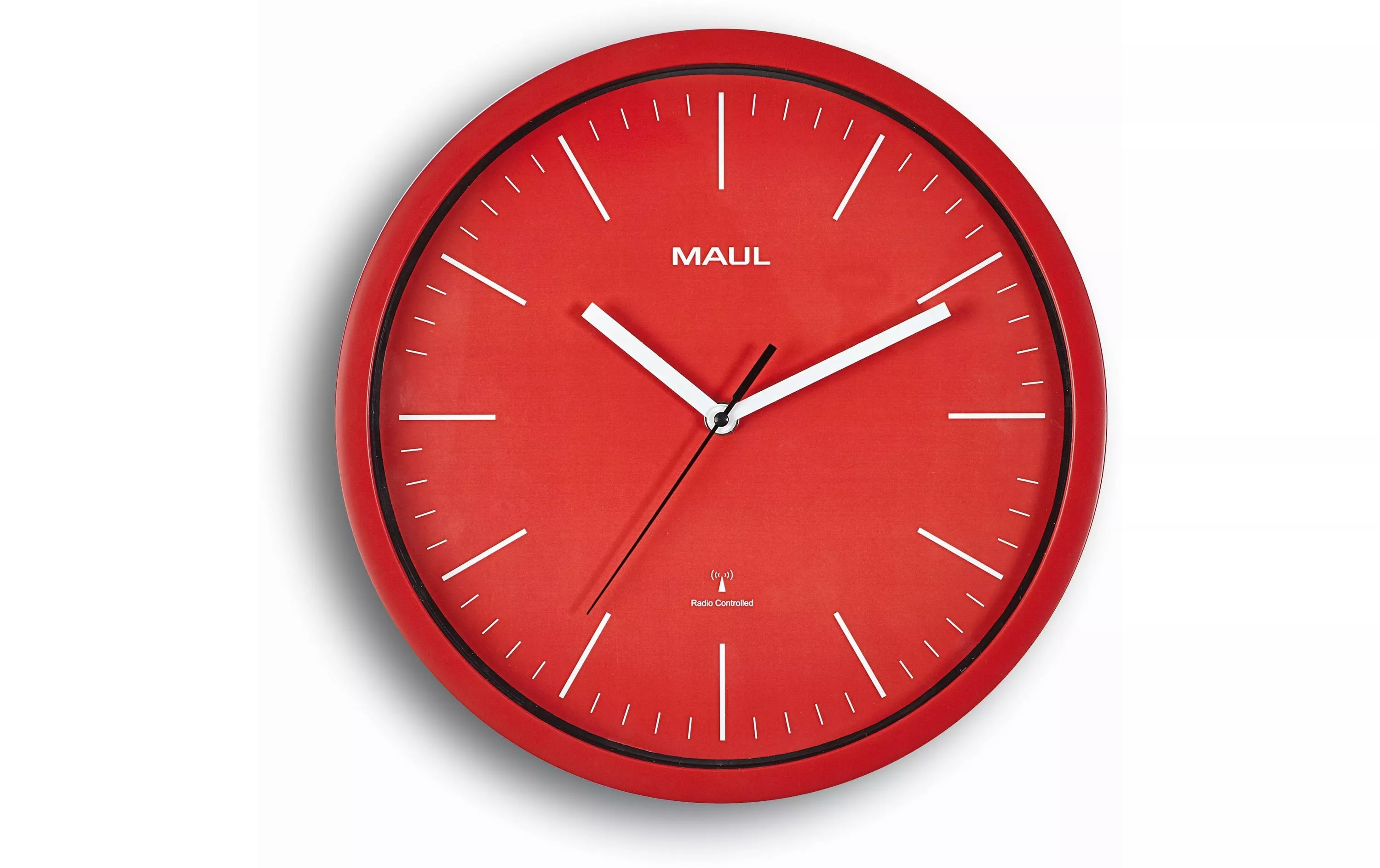 Horloge murale MAULjump Ø 30.5 cm Rouge