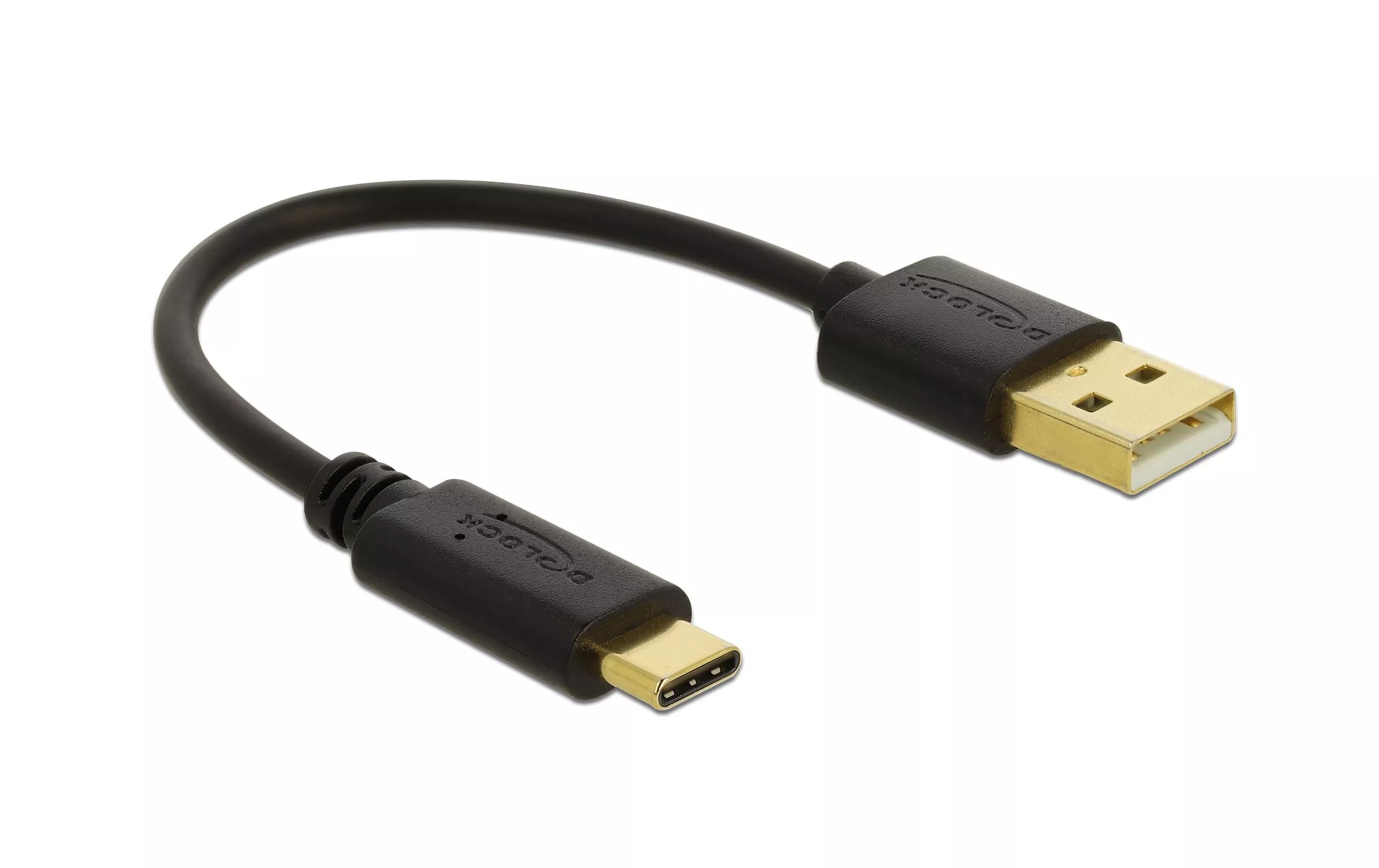 Cavo di ricarica USB Delock USB A - USB C 0,15 m