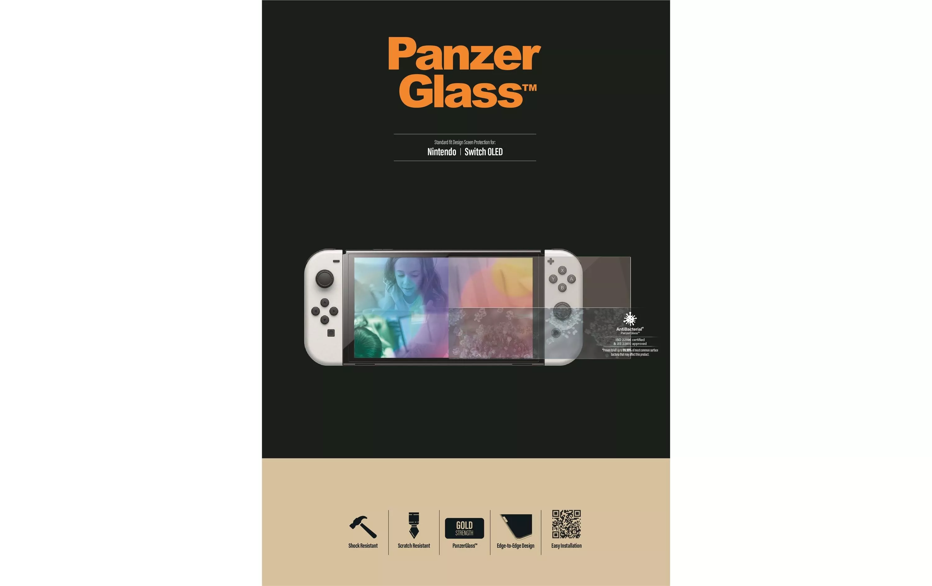 Armour Glass Screen Protector E2E AB Nintendo Switch OLED