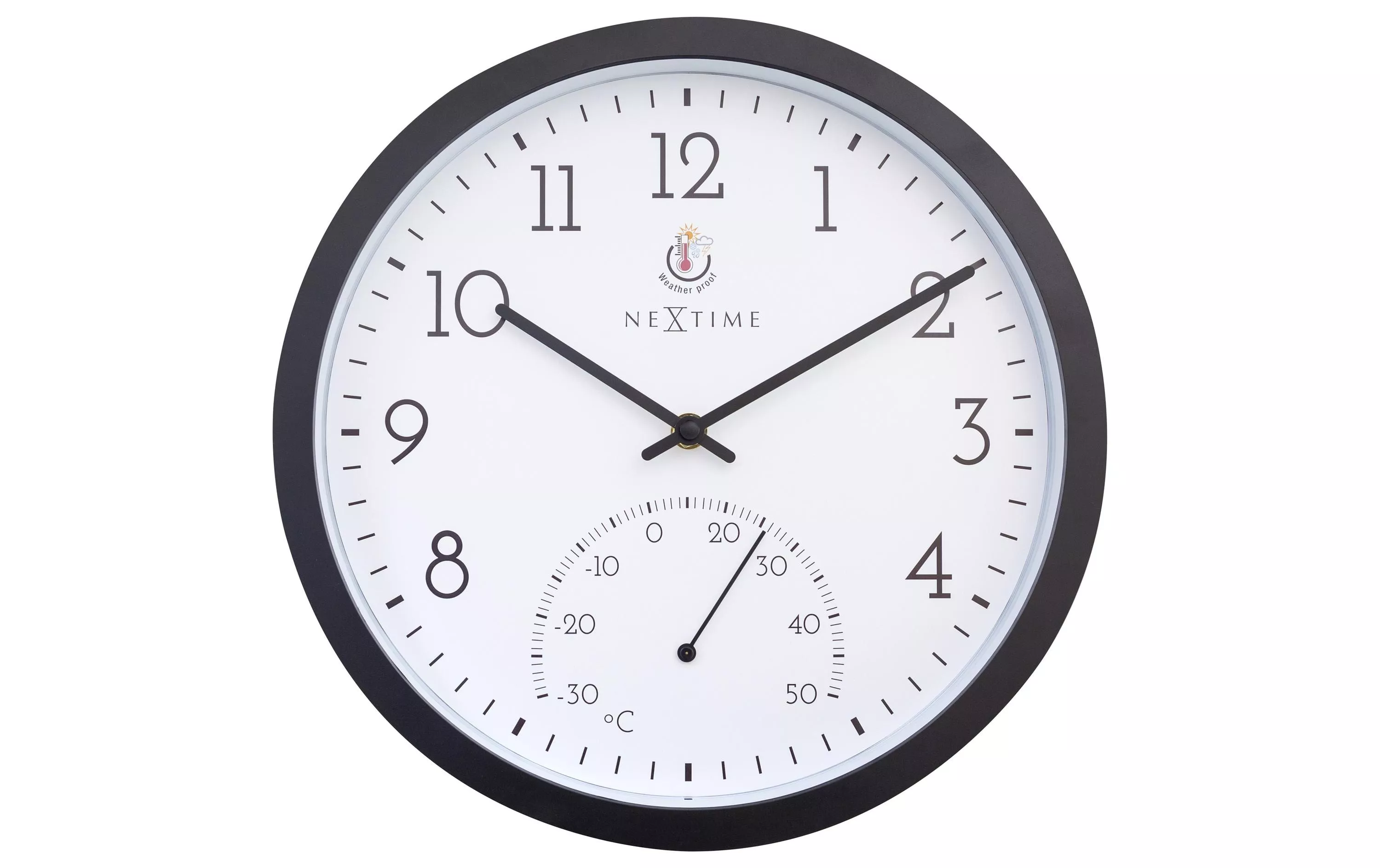 Horloge de jardin Marigold Ø 30.2 cm, Noir