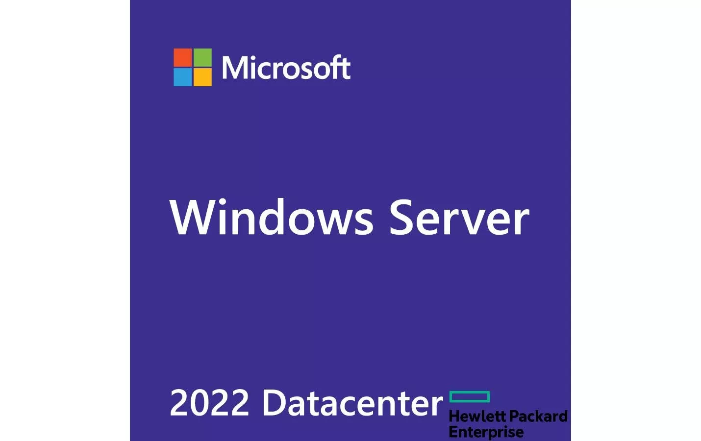 HPE Windows Server 2022 Datacenter 4 Core, Add-Lic, ML HPE ROK