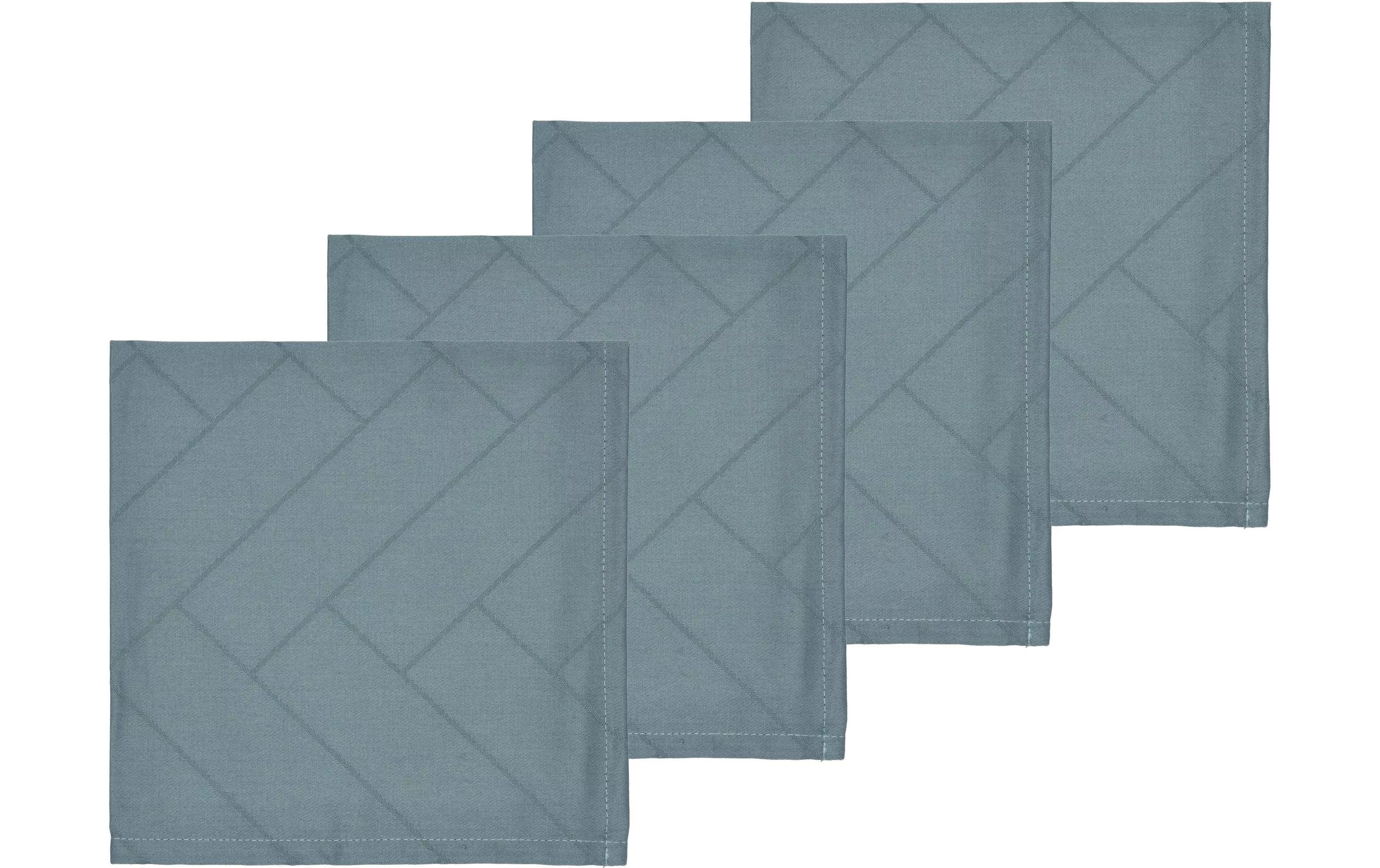 Serviette en tissu Tiles 45 cm x 45 cm, 4 Pièce/s, Atlantic