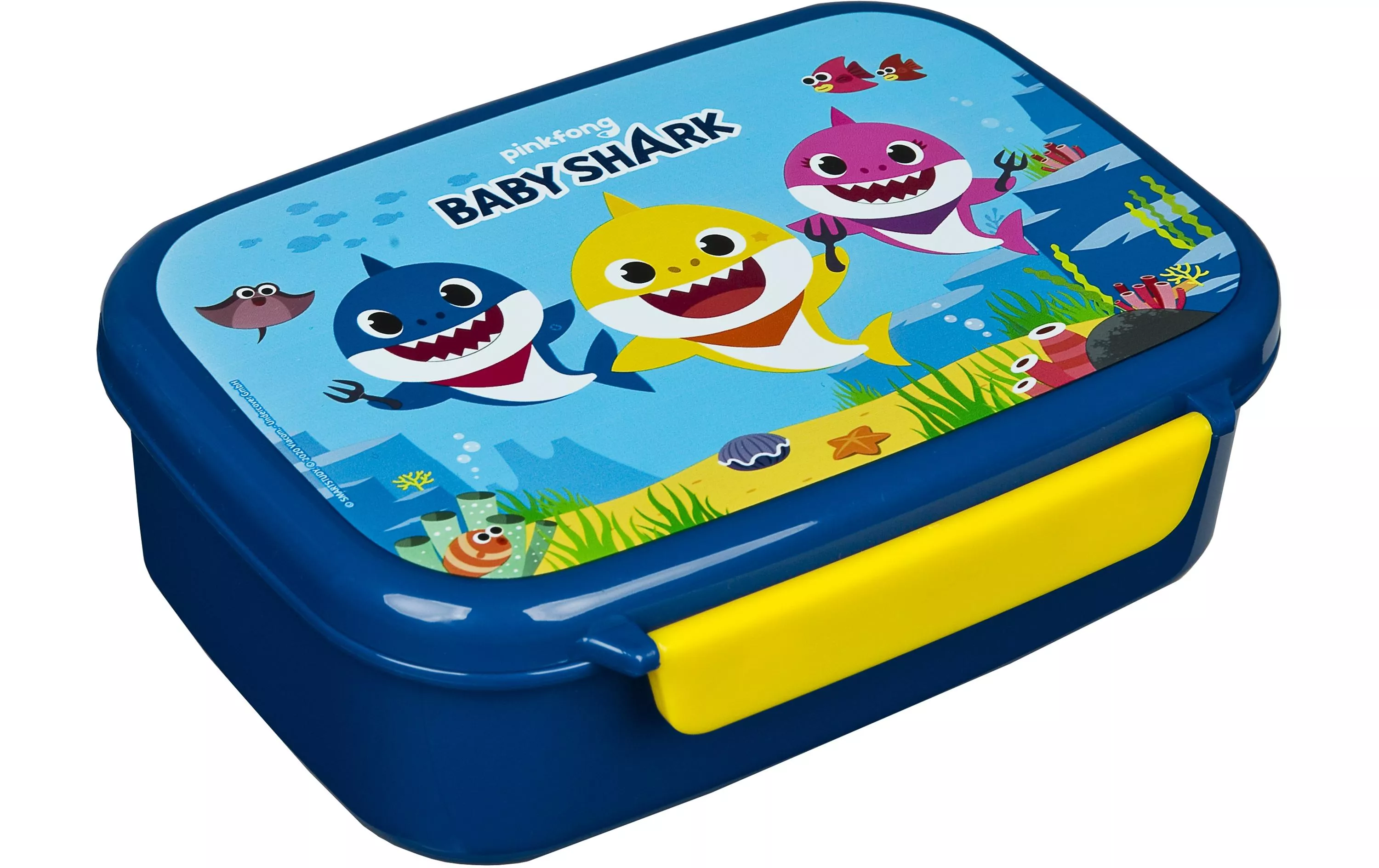 Lunchbox Baby Shark blu/giallo