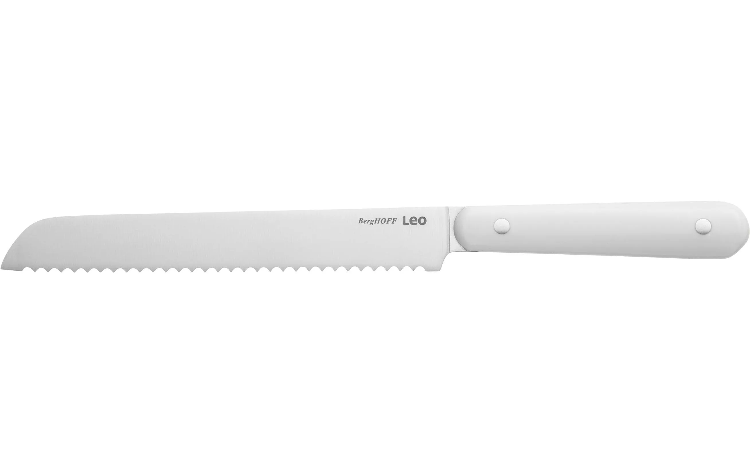 Couteau à pain Leo Spirit 20 cm, Blanc