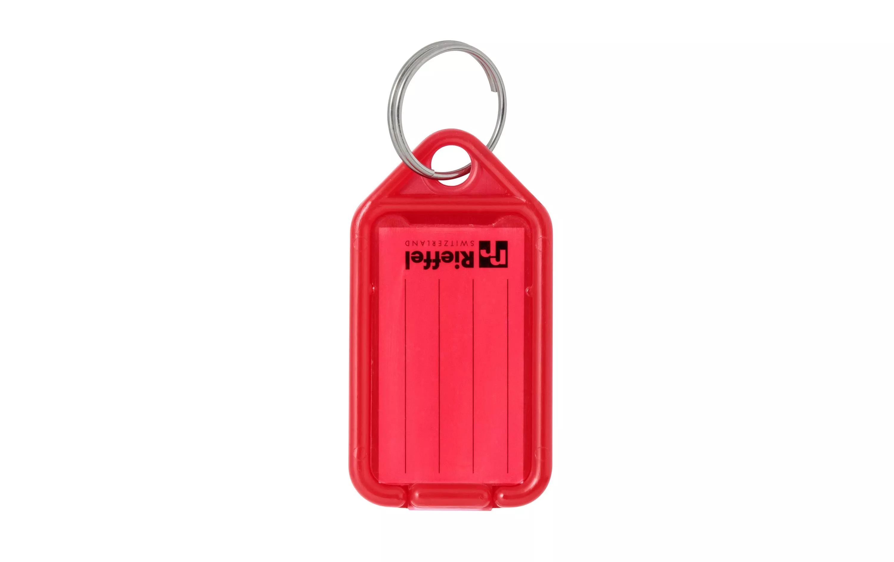 Porte-clés 3.8 x 2.2 cm, 10 pièces, rouge
