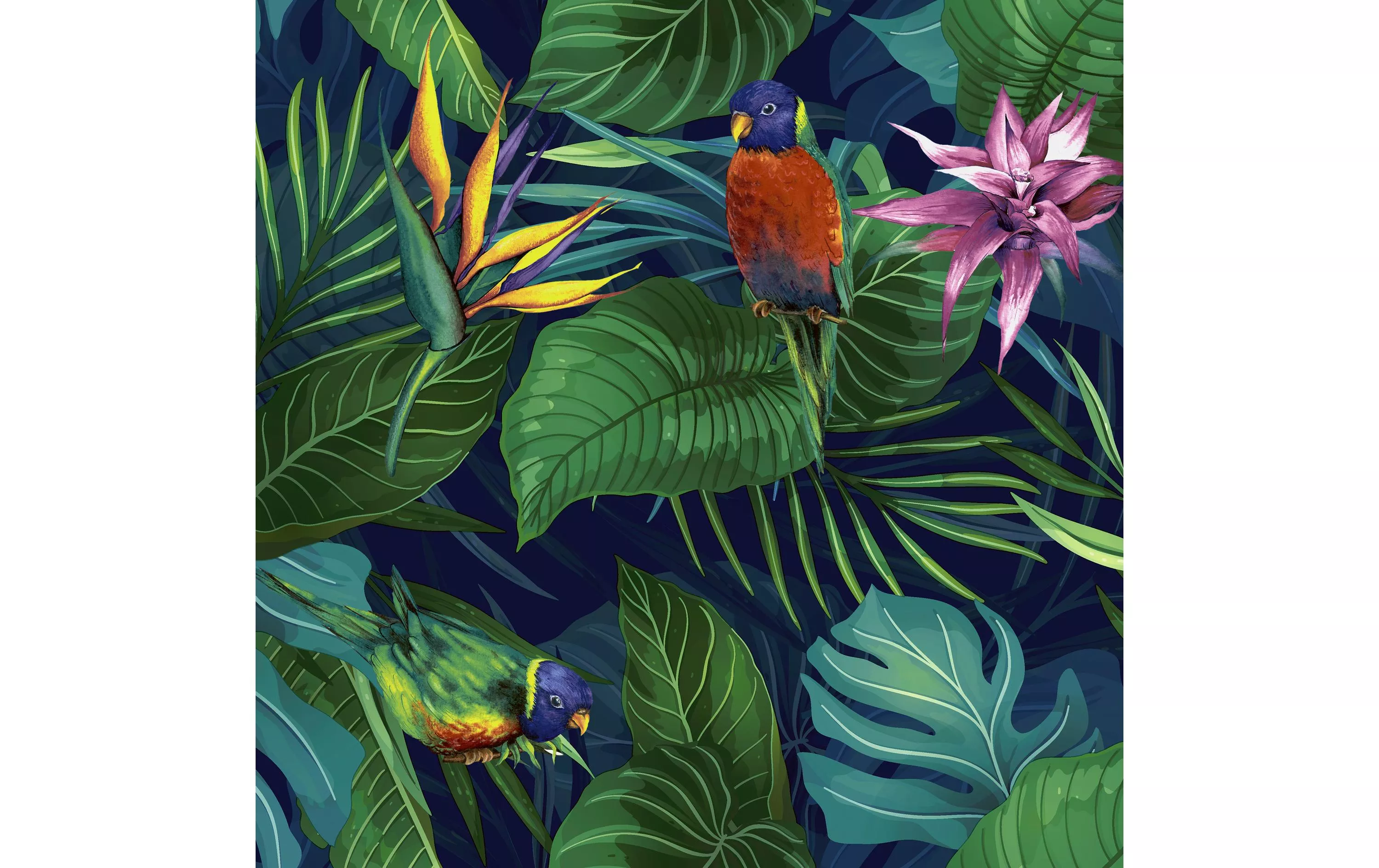 Carta + Design Tovaglioli di carta Jungle Paradiso 33 cm x 33 cm, 20 pezzi