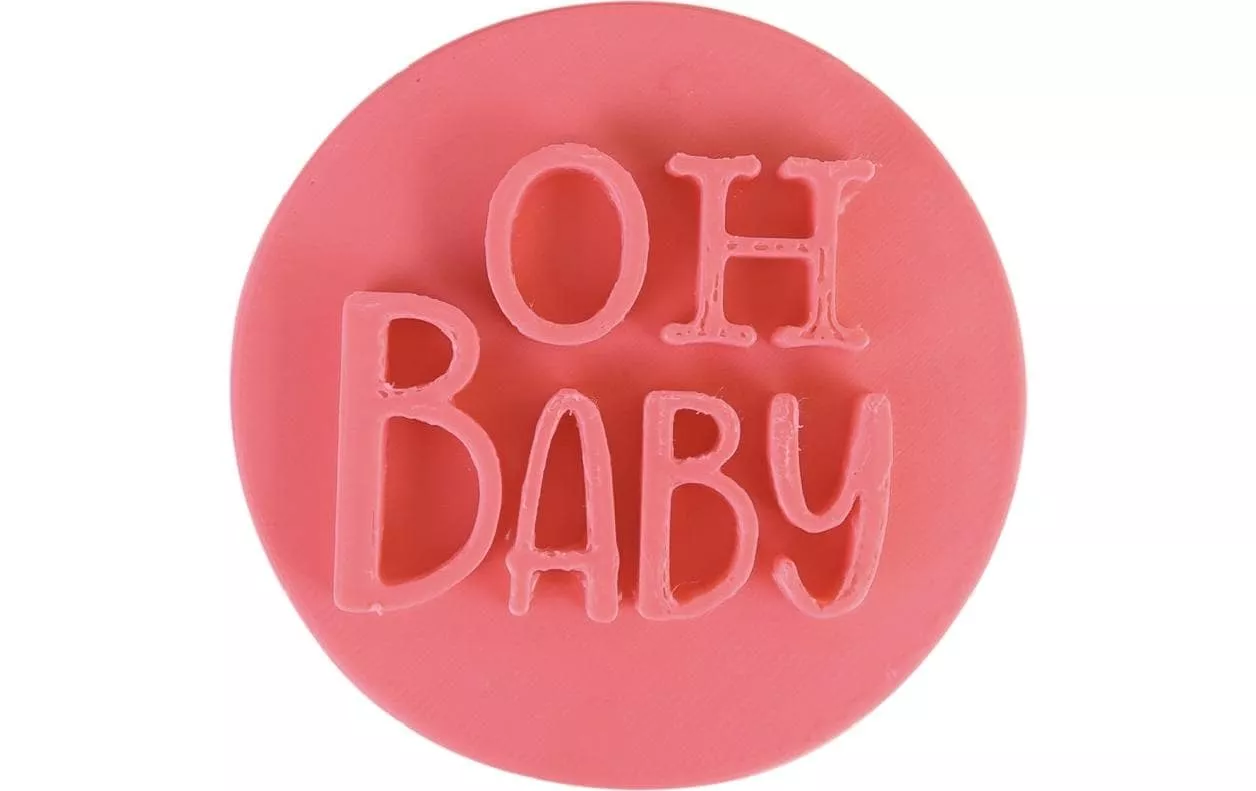 Stempel Oh baby Text
