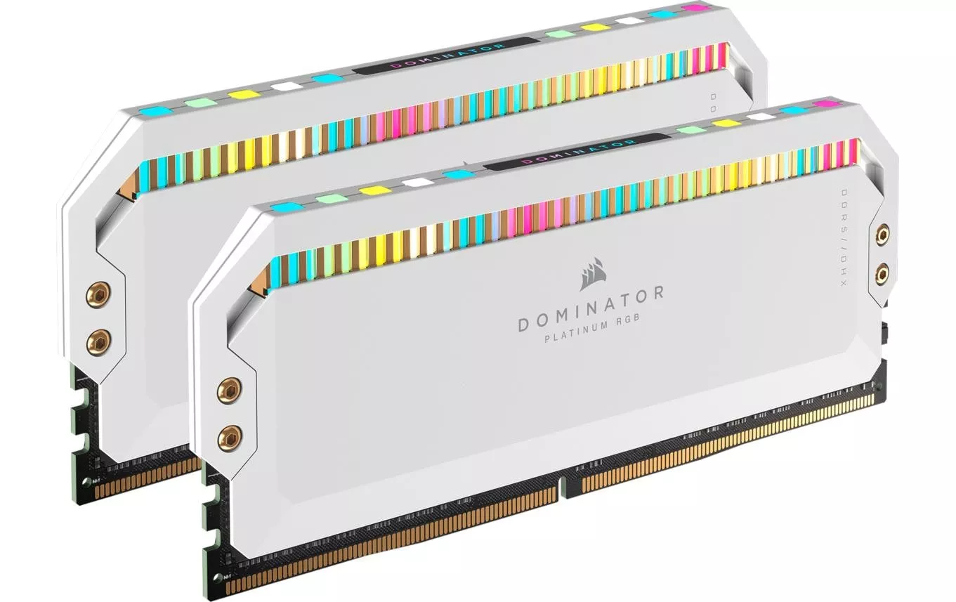 DDR5 RAM Dominator Platinum RGB 5600 MHz 2x 16 GB Bianco