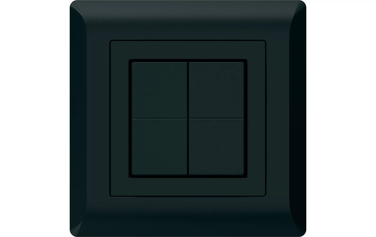 line, bouton-poussoir radio encastrable, 4x, noir, pour Philips Hue