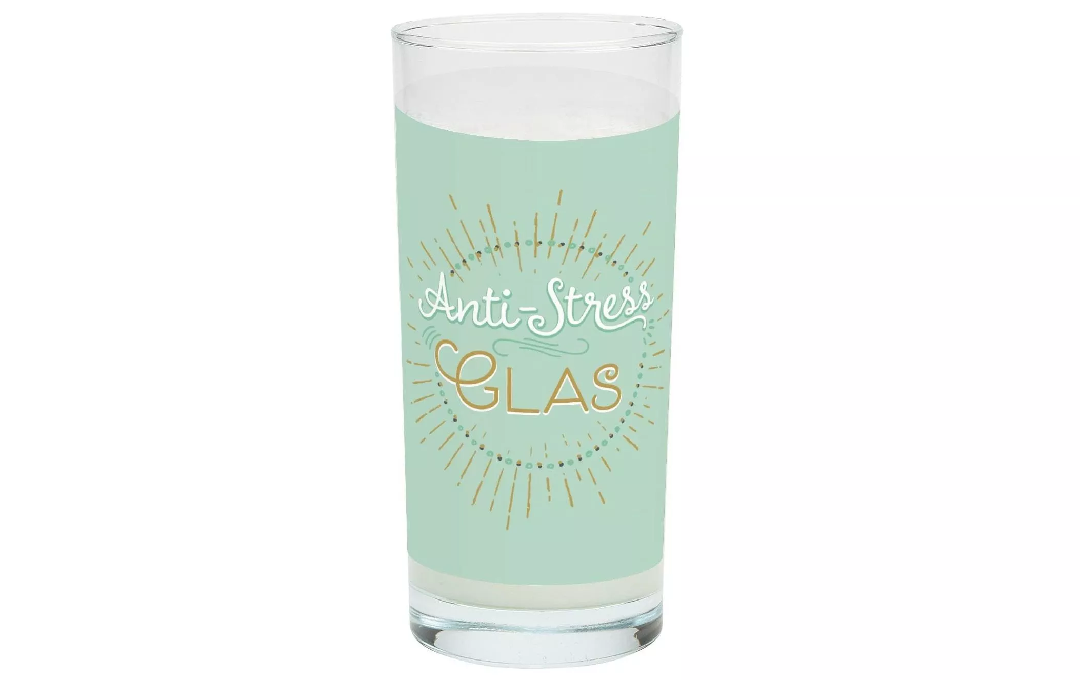 Drinking Glass Anti-Stress 500 ml, 1 pezzo, verde chiaro