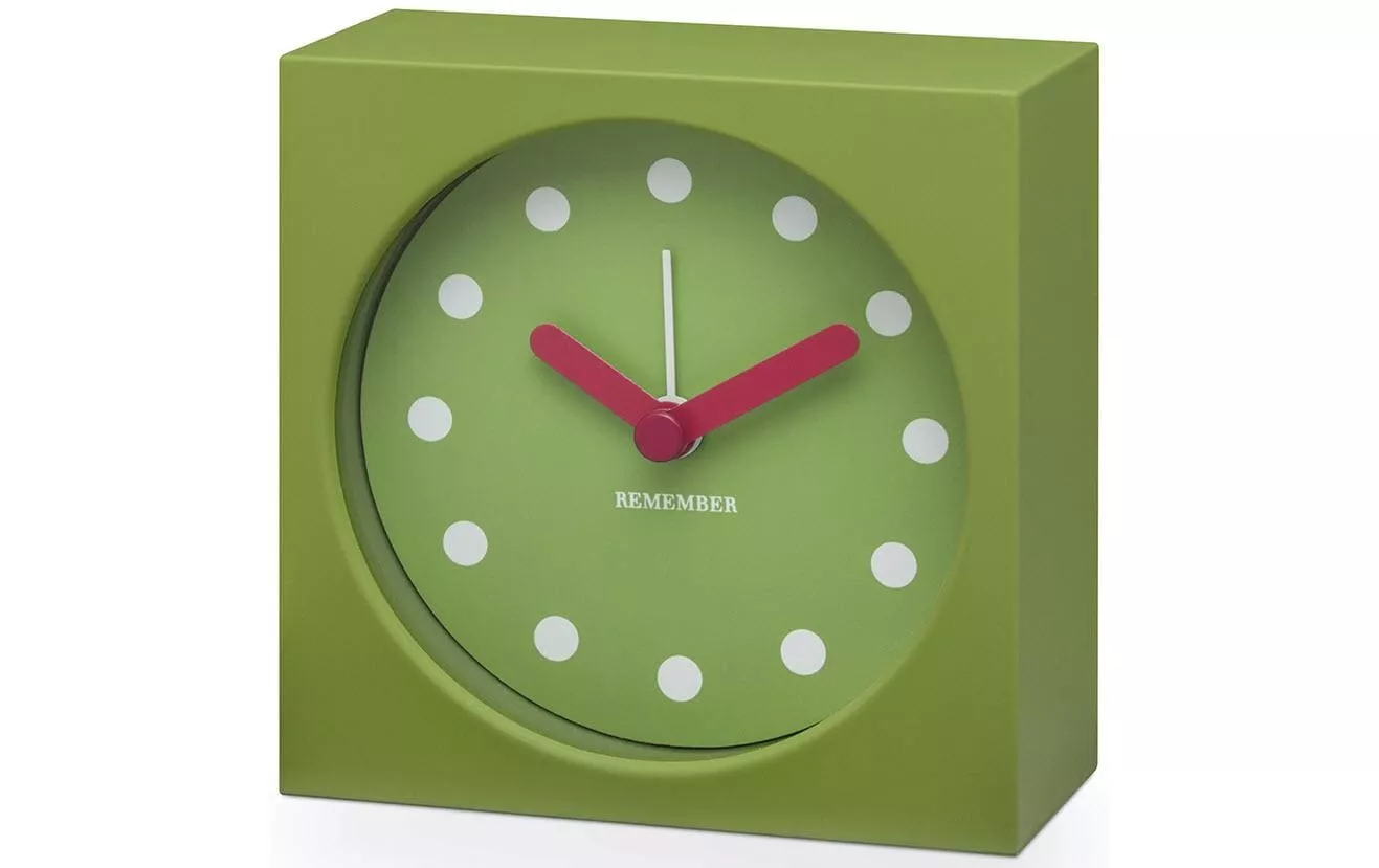 Classic Alarm Clock Garden Green