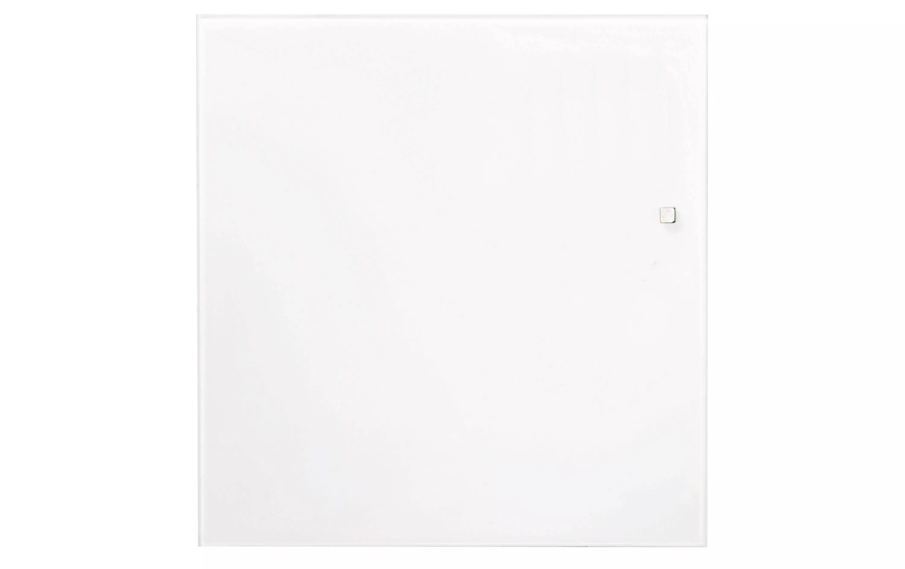 Tableau en verre 120 cm x 120 cm, Blanc