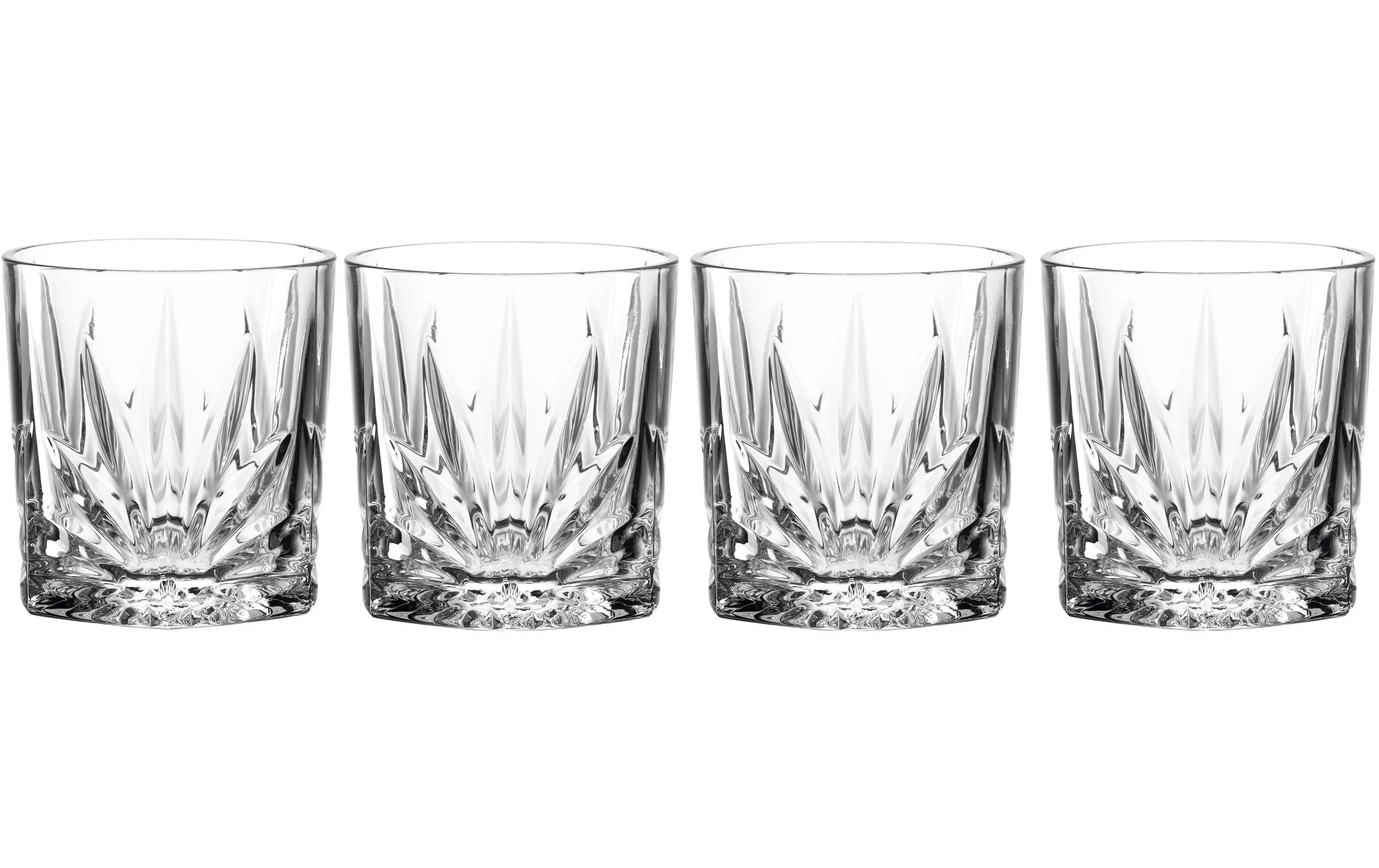 Whisky Glass Capri 220 ml, 4 pezzi, trasparente