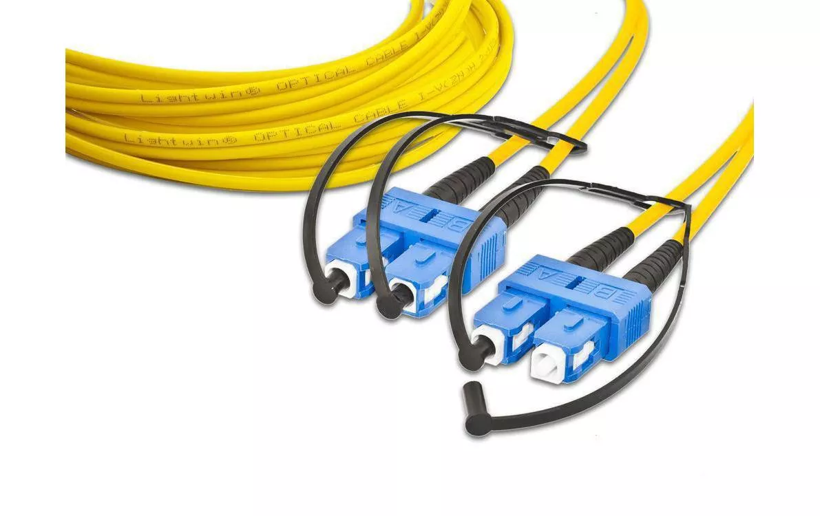 Câble patch à fibre optique SC-SC, Singlemode, Duplex, 1 m