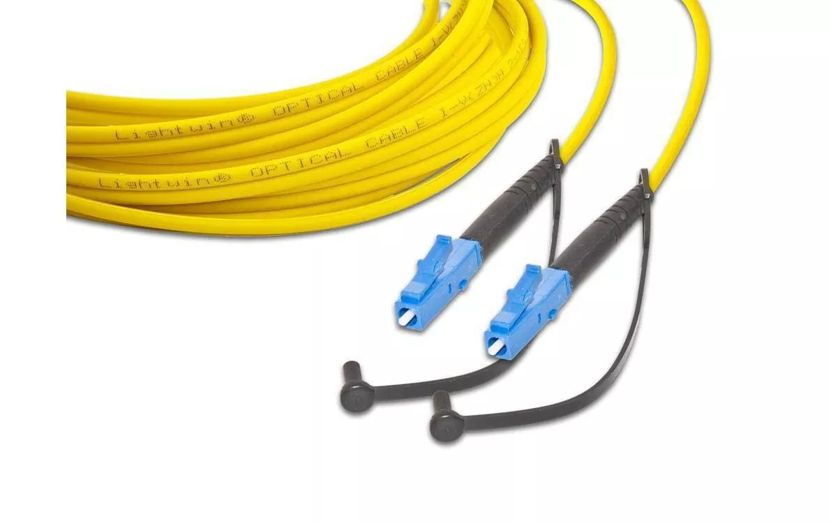 Câble patch à fibre optique LC-LC, Singlemode, Simplex, 1m