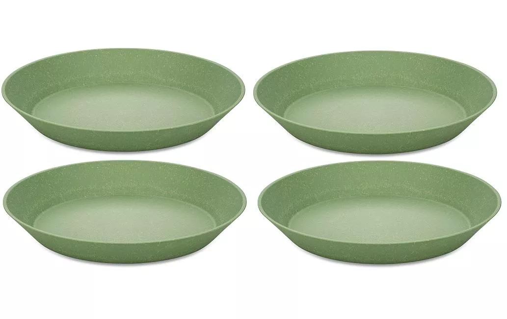 Soup & Pasta Plate Connect 24 cm, 4 pezzi, verde