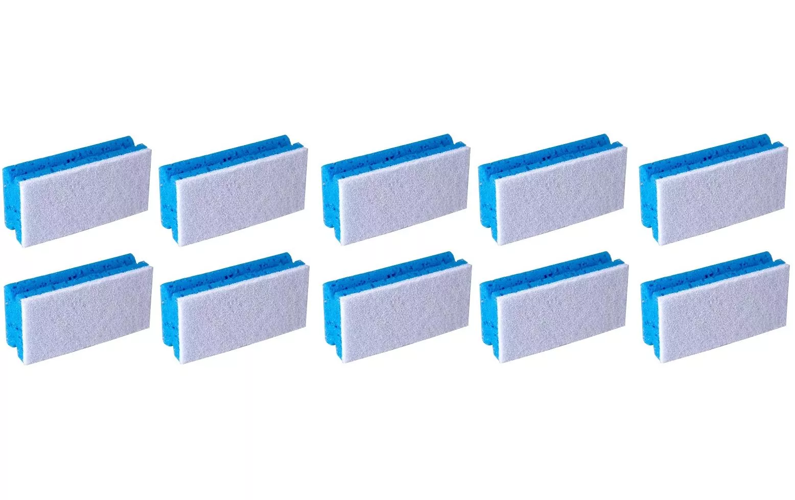 Sponge Professional 10 pezzi, blu/bianco