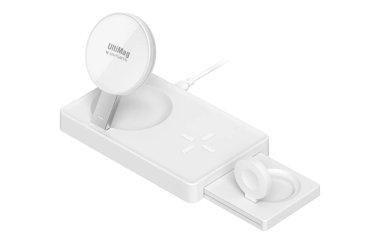 Wireless Charger UltiMag Trident 20 W Weiss