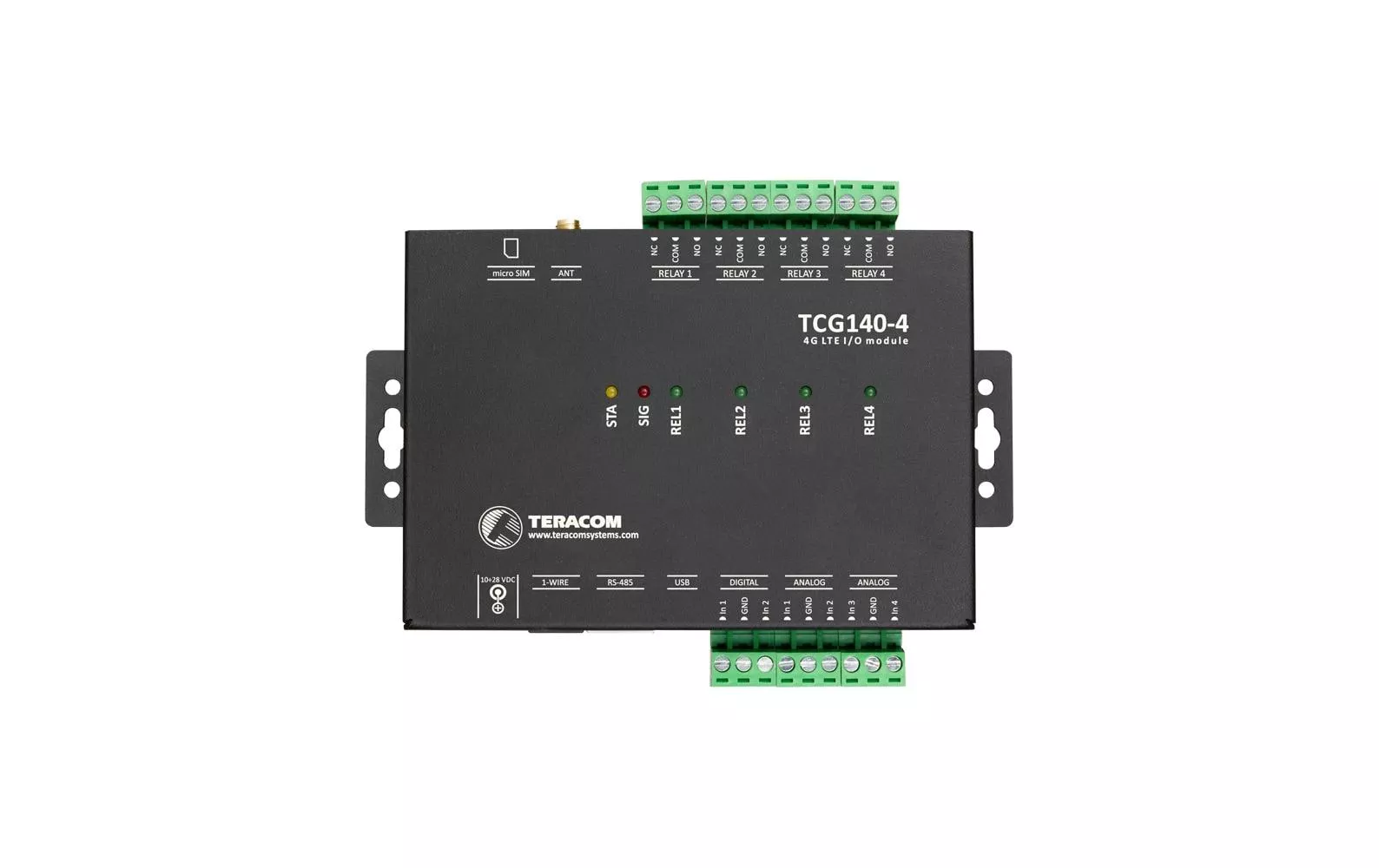 Modulo I/O wireless 4G LTE TCG140-4E di Teracom