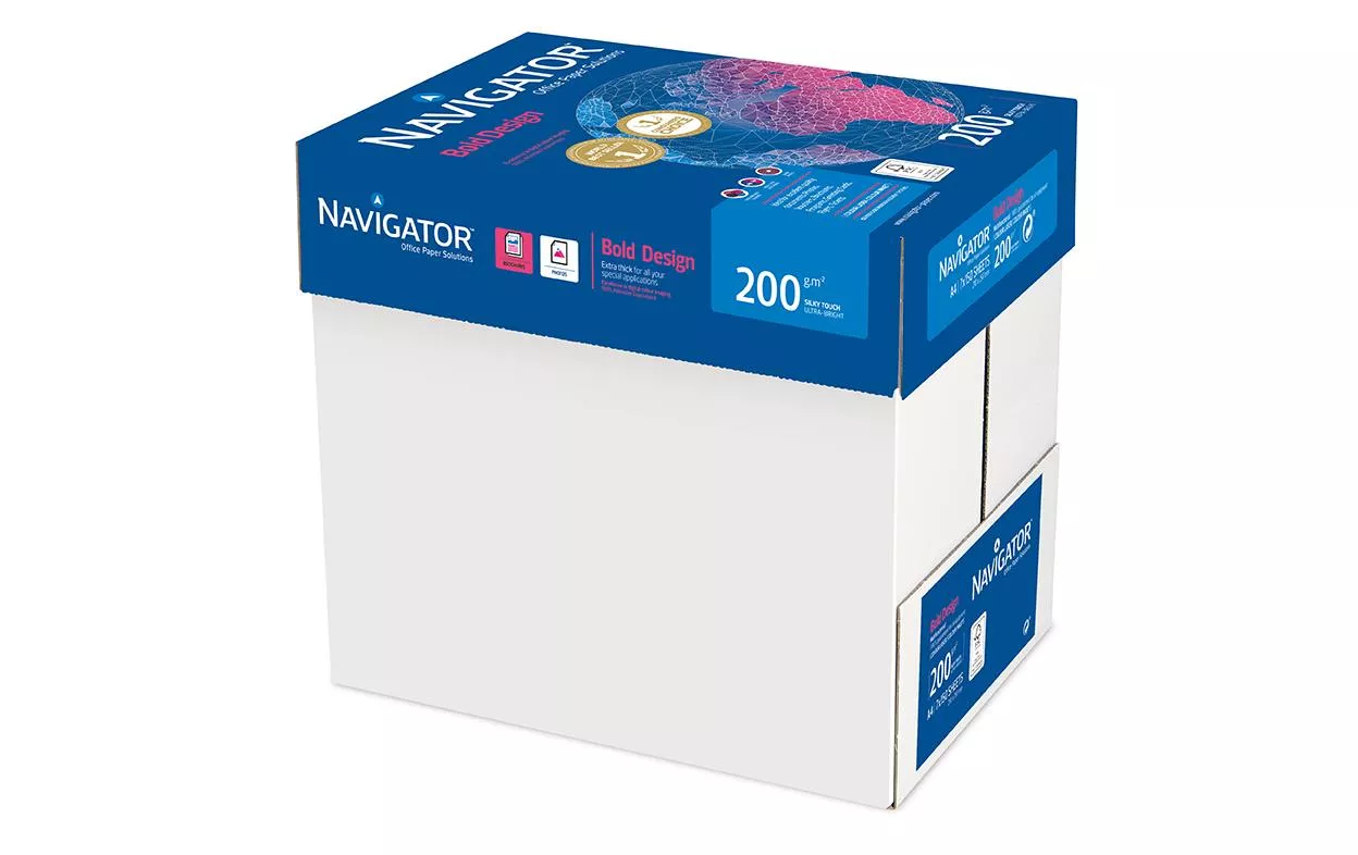 Papier pour photocopie Navigator Bold Design 200 g/m², 1050 feuilles