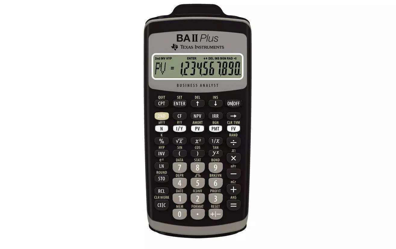 Calcolatrice finanziaria Texas Instruments BA II Plus