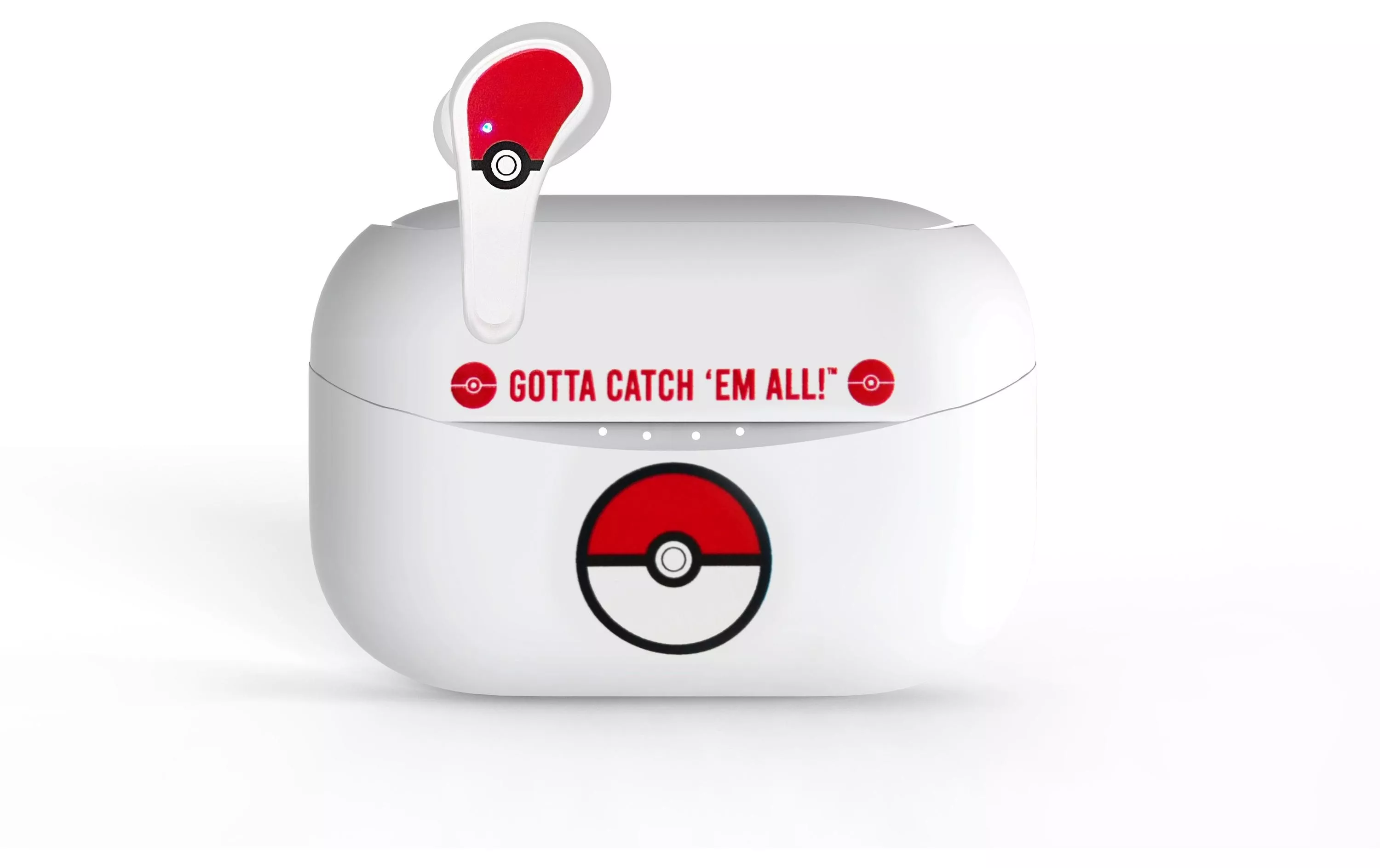 Écouteurs True Wireless In-Ear Pokémon Pokéball Rouge; Blanc