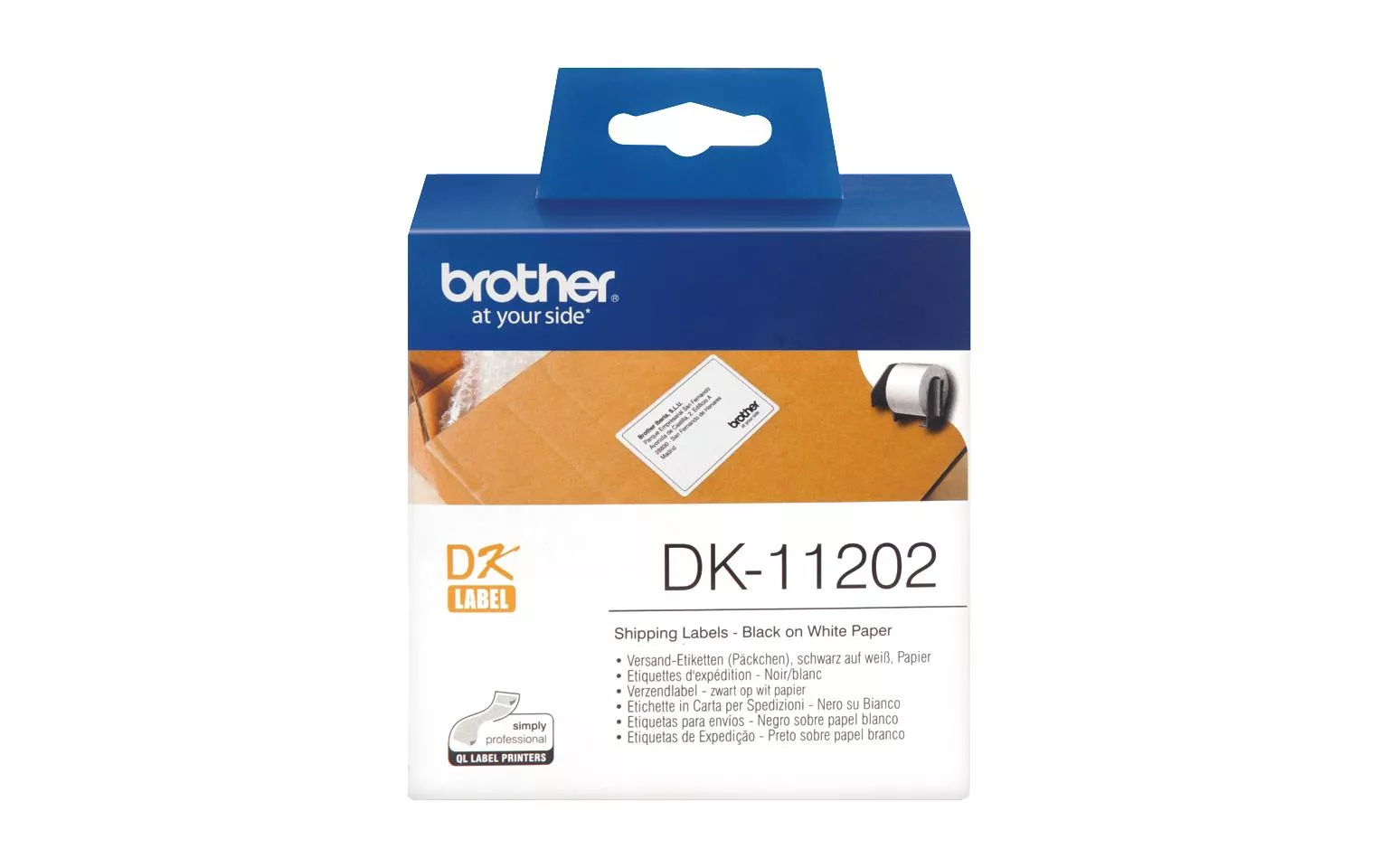 Rouleau à étiquettes DK-11202 Thermo Direct 62 x 100 mm