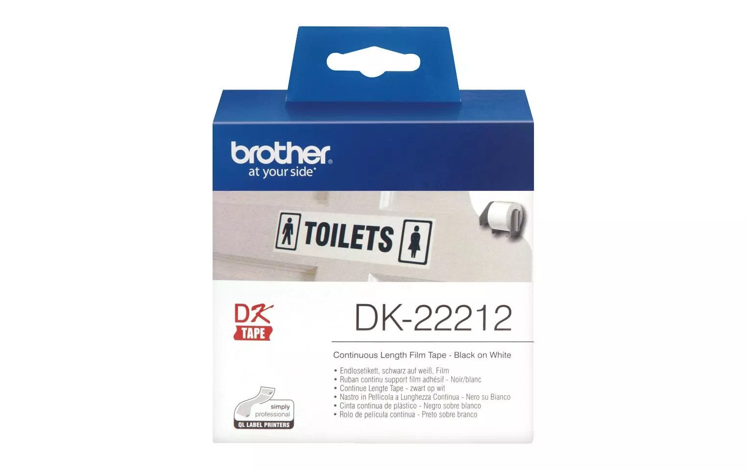 Etikettenrolle DK-22212 Thermo Direct 62 mm x 15.24 m