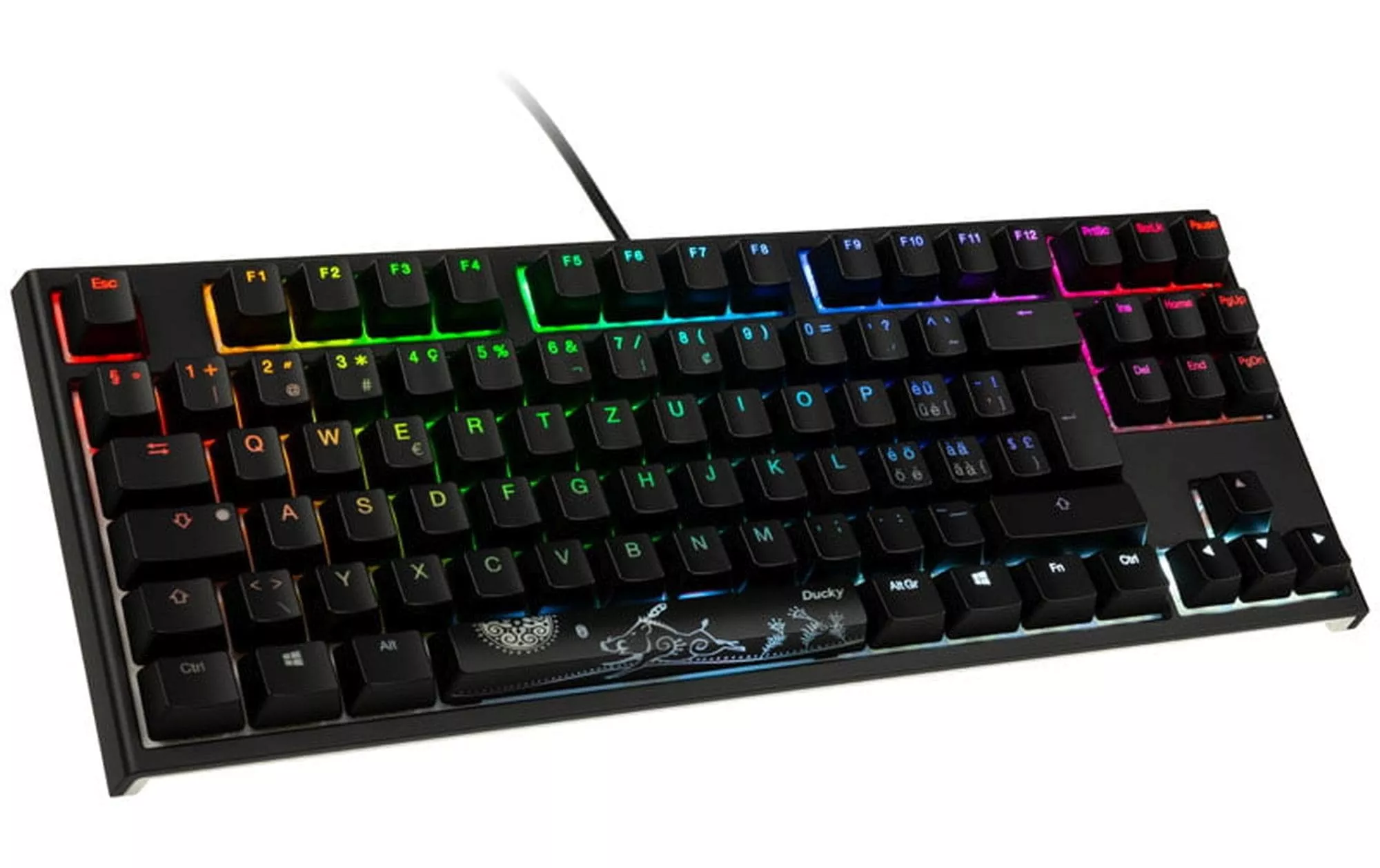 Gaming-Tastatur One 2 RGB TKL MX Silent Red Switches