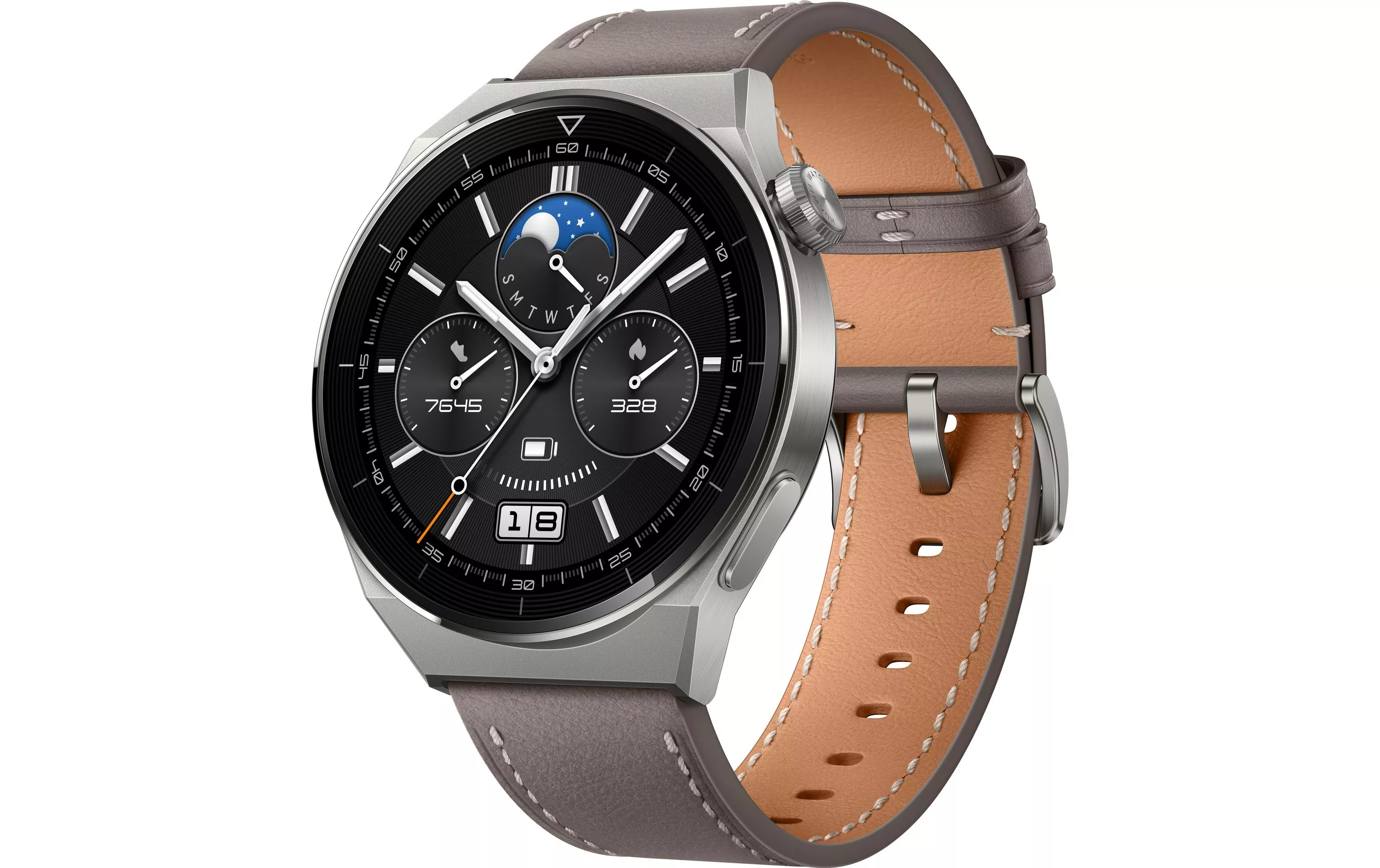 Watch GT3 Pro 46 mm Leather Strap