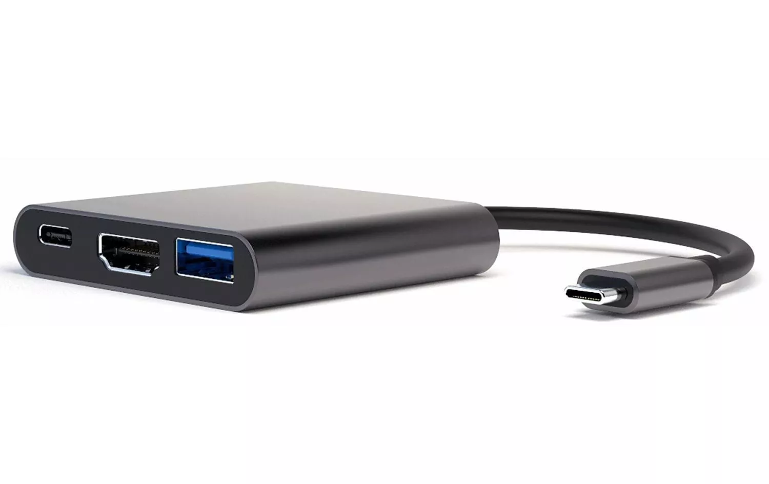 Dockingstation 3in1 Compact Hub USB-C \u2013 HDMI/USB-A/PD