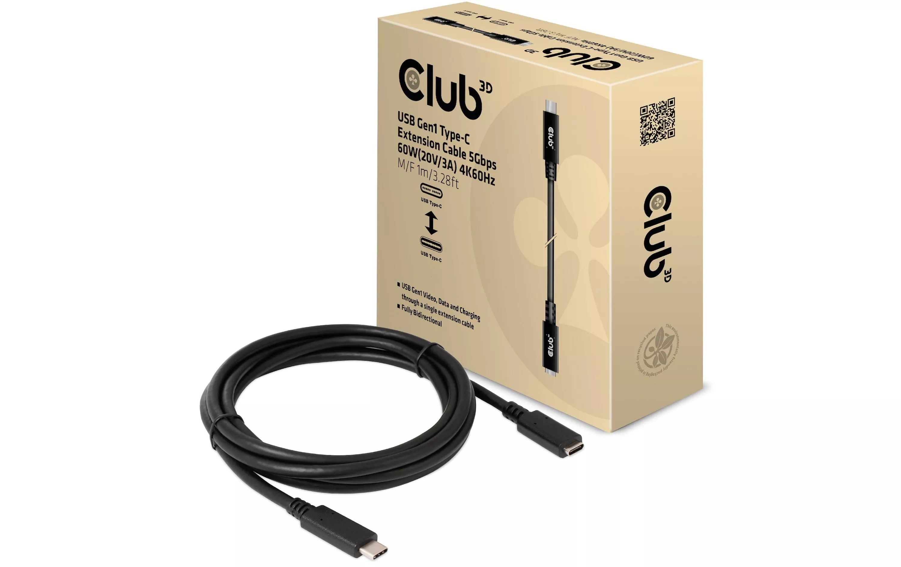 Câble de prolongation USB 3.0 CAC-1531 USB C - USB C 1 m