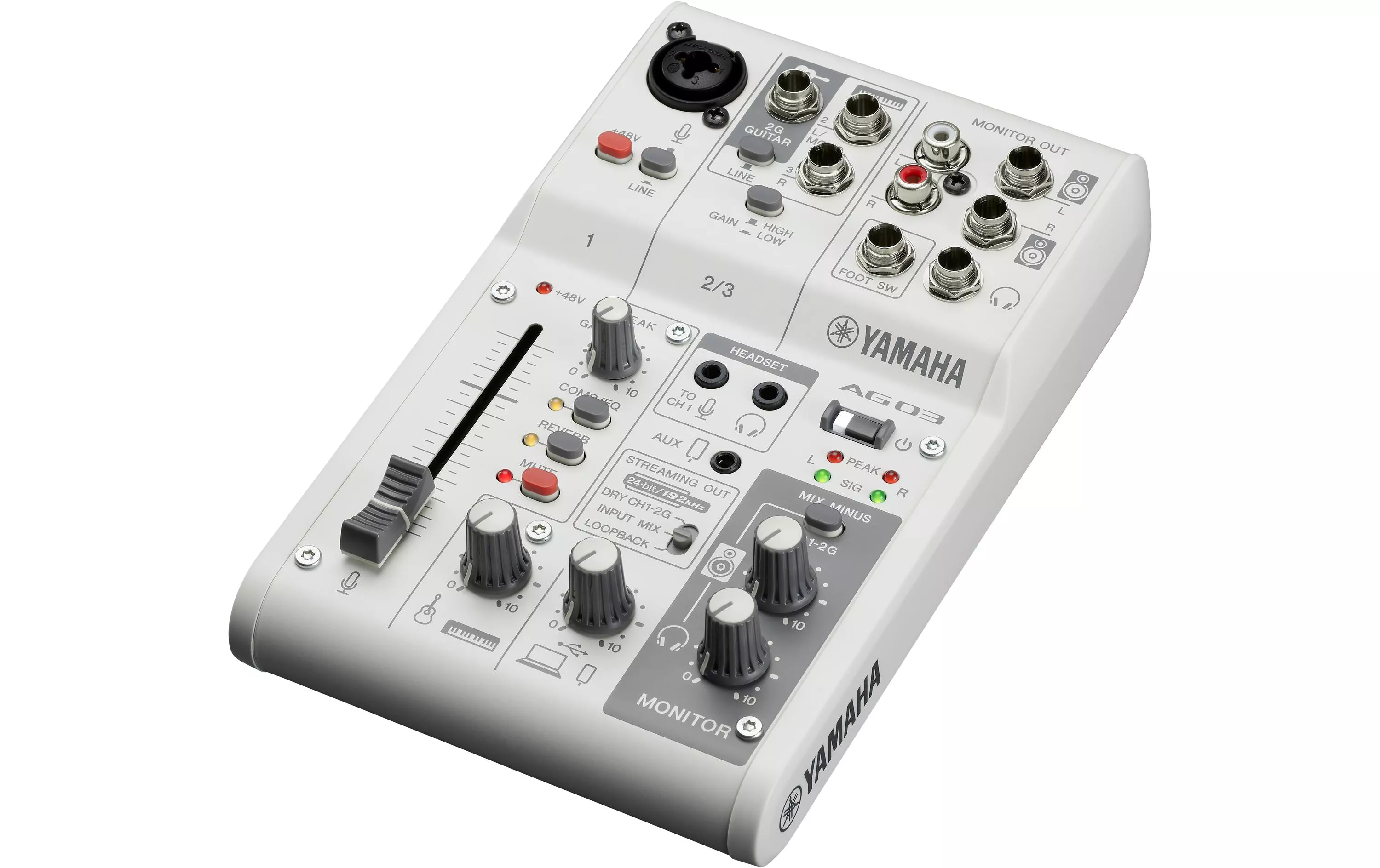 Mixer Yamaha AG03 MK2 - Bianco