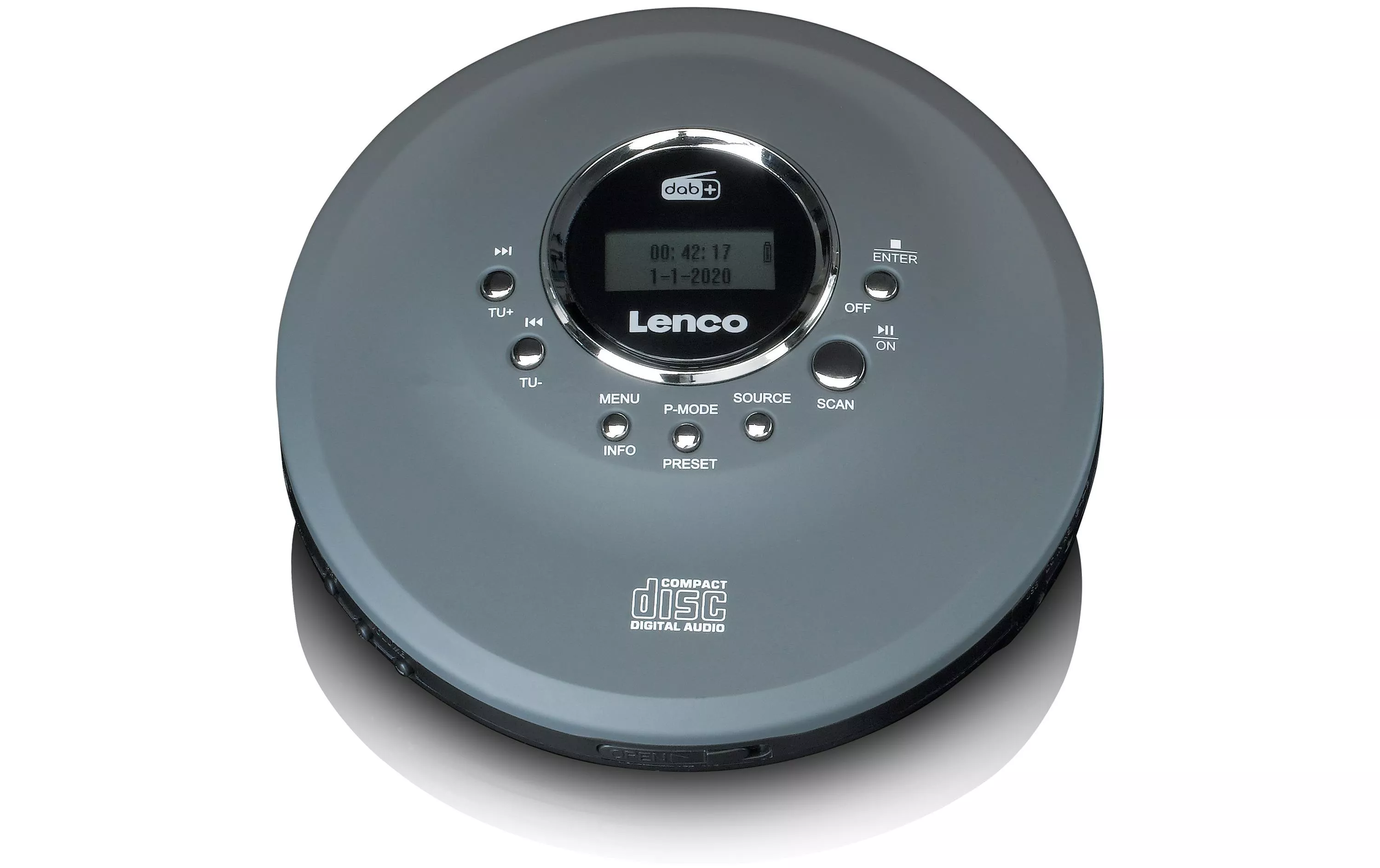 Lettore MP3 Lenco CD-400GY Grigio