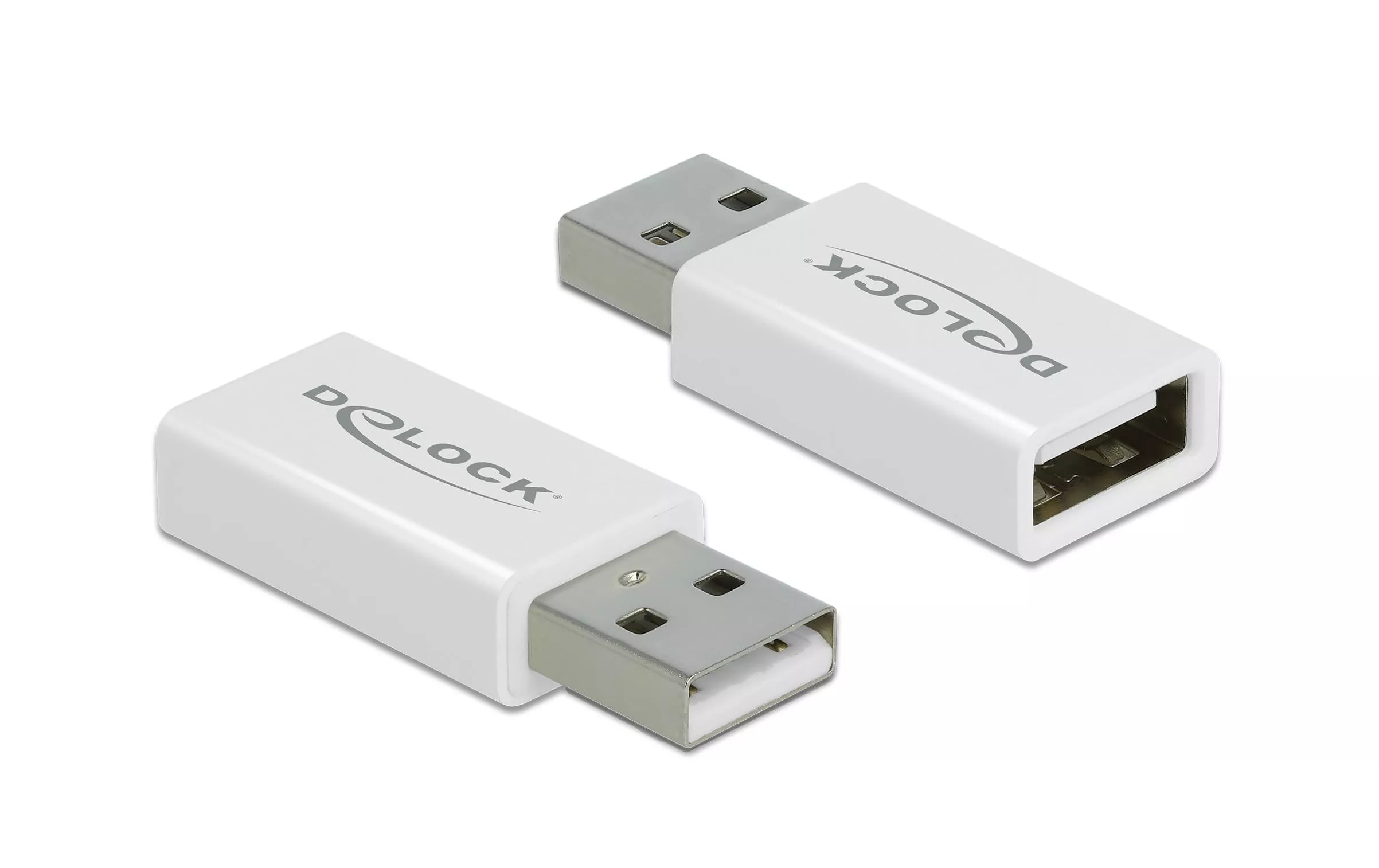 USB-Adapter 2.0, Datenblocker USB-A Stecker - USB-A Buchse