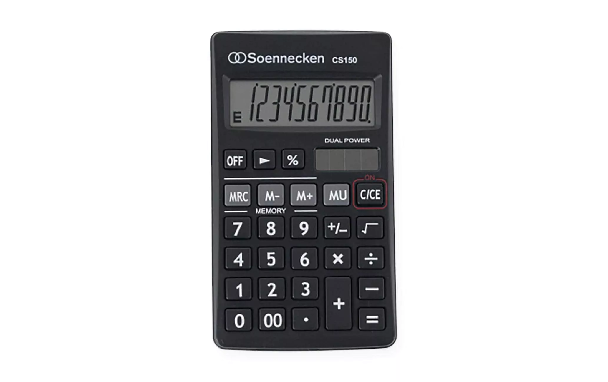 Calcolatrice Soennecken CS150, nero