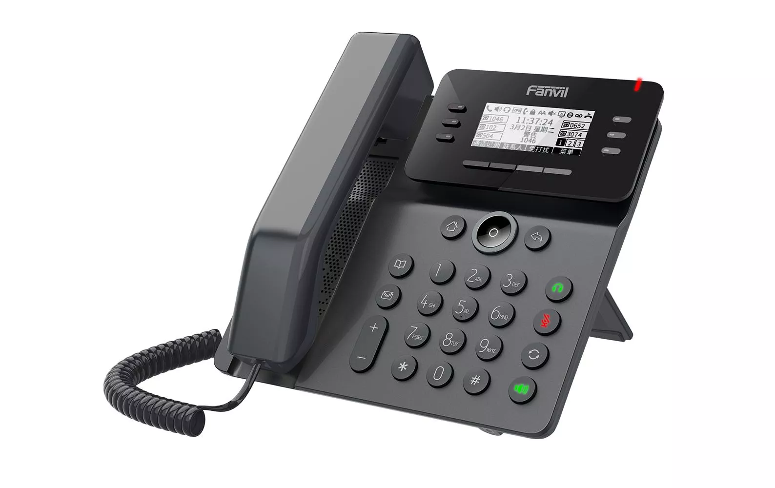 Téléphone de bureau V62 Noir