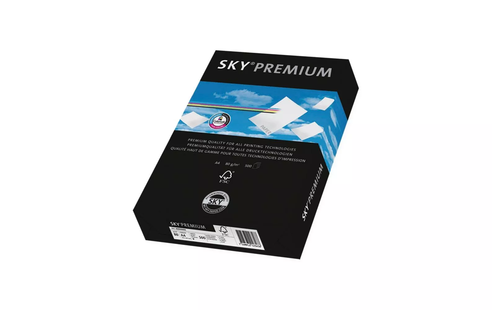 Papier pour photocopie Premium A3, Blanc, 120 g/m²,250 Blatt