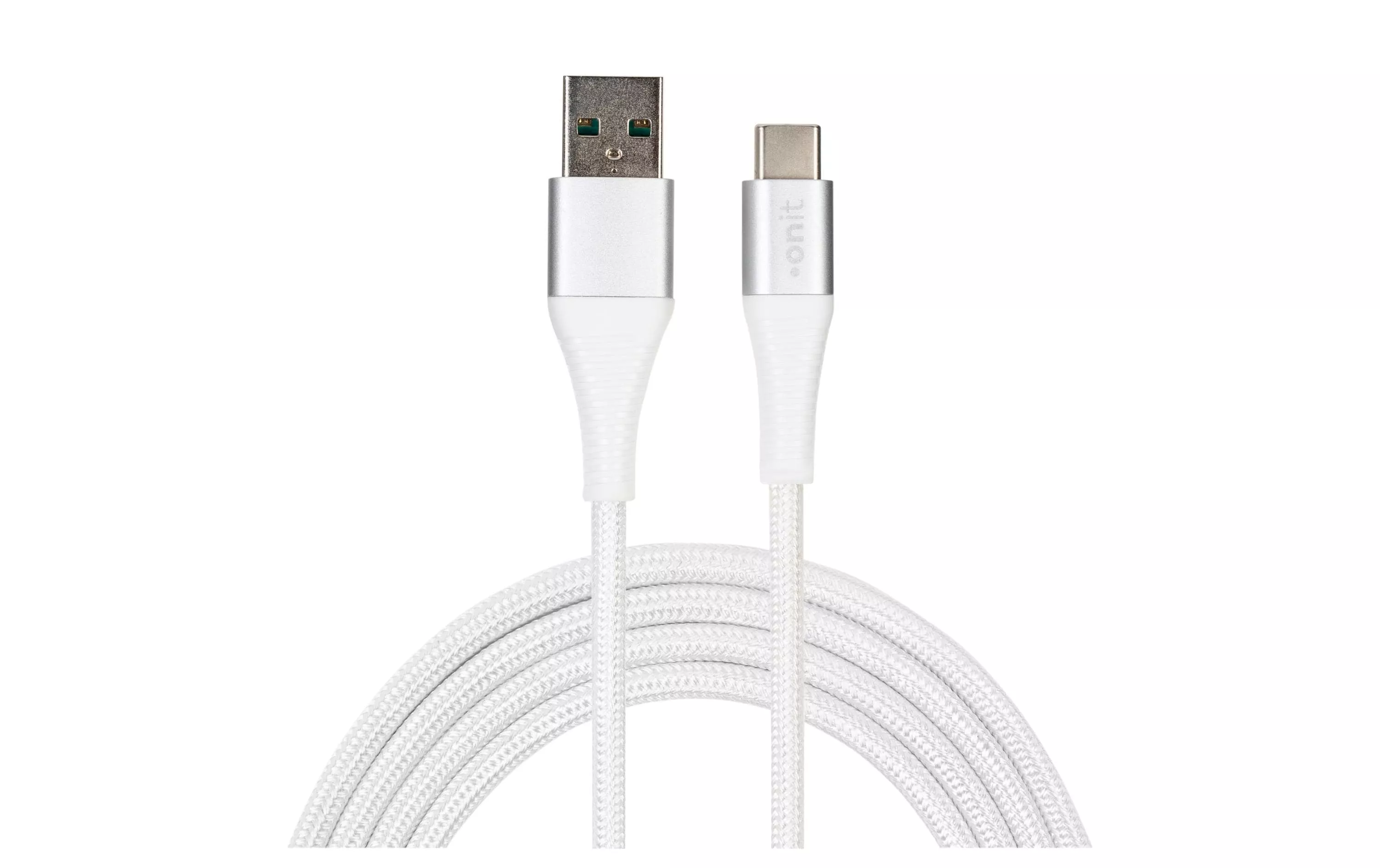 USB 2.0-Kabel USB A - USB C 2 m, Weiss